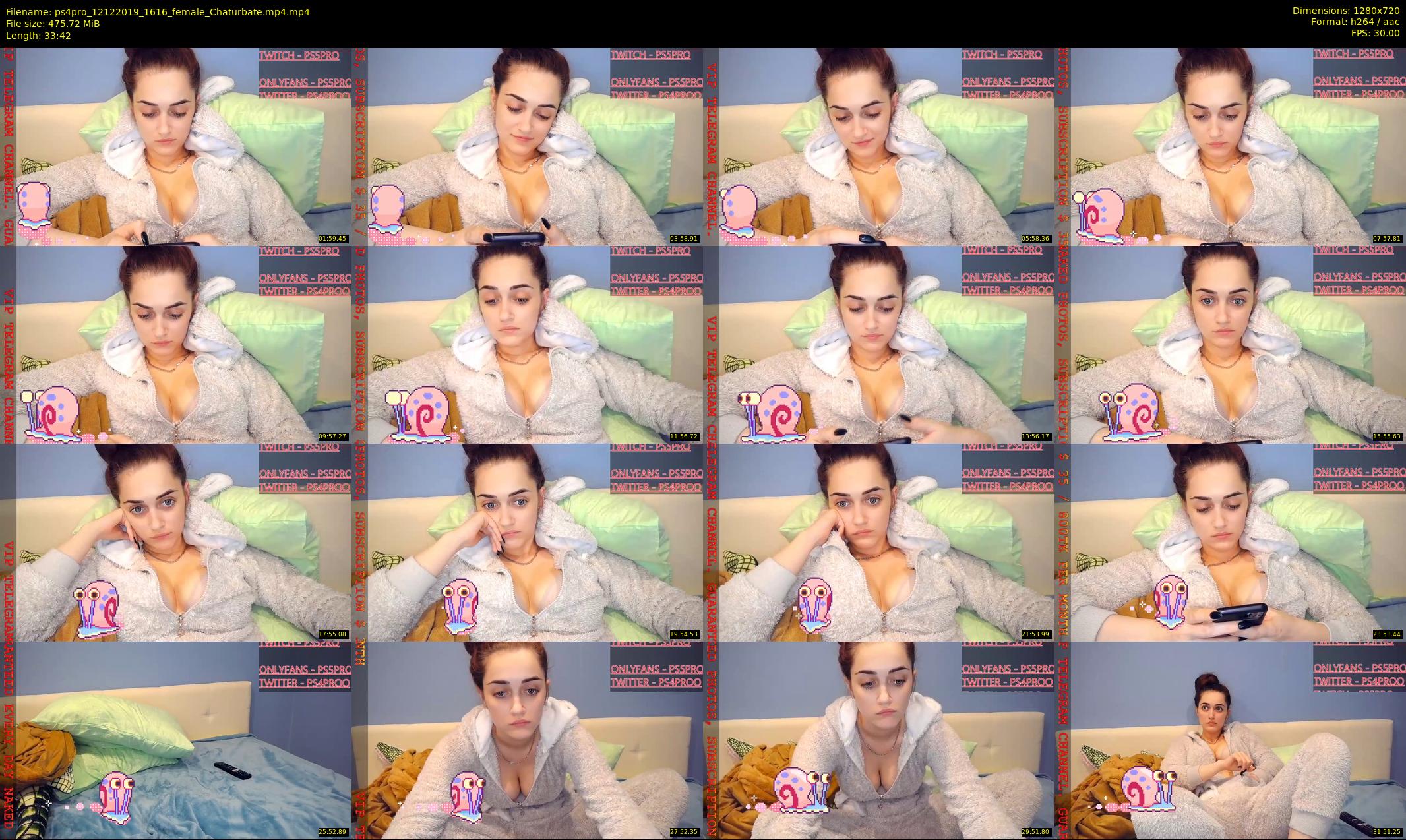 ps4pro — 34 minute Chaturbate female cam show recording, 720p, Dec 12, 2019