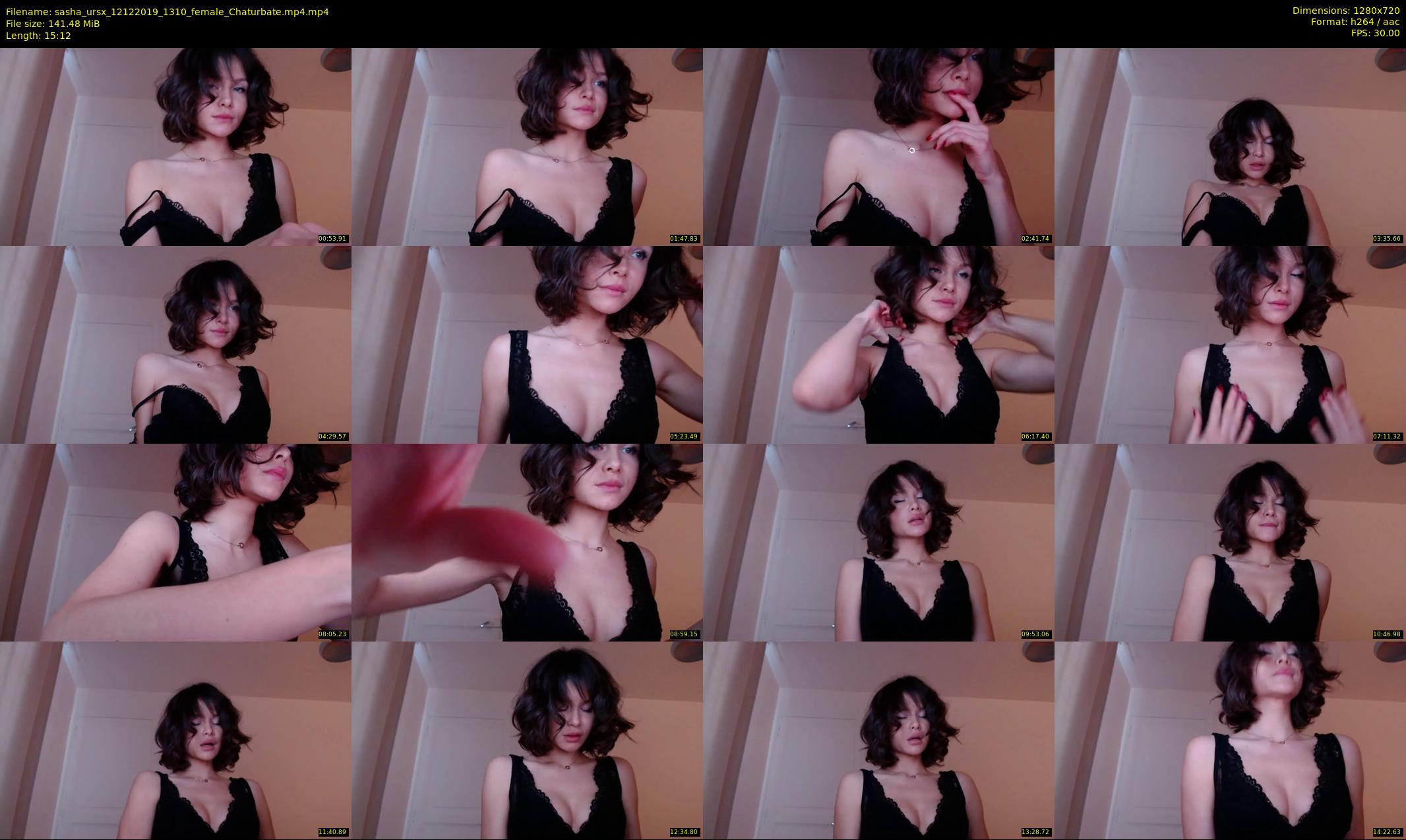 sasha_ursx — 16 minute Chaturbate female cam show recording, 720p, Dec 12, 2019