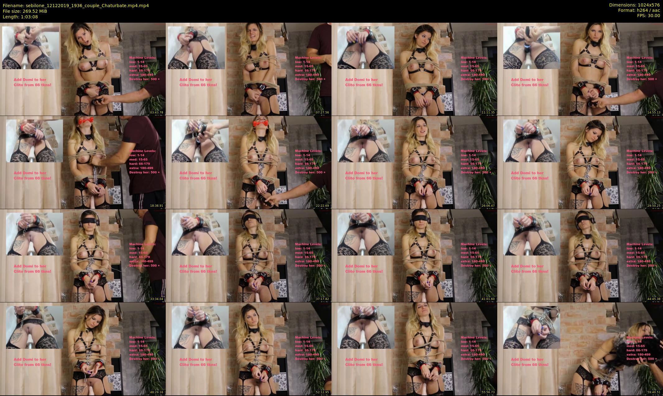 sebilone — 64 minute Chaturbate couple cam show recording, 480p, Dec 12, 2019