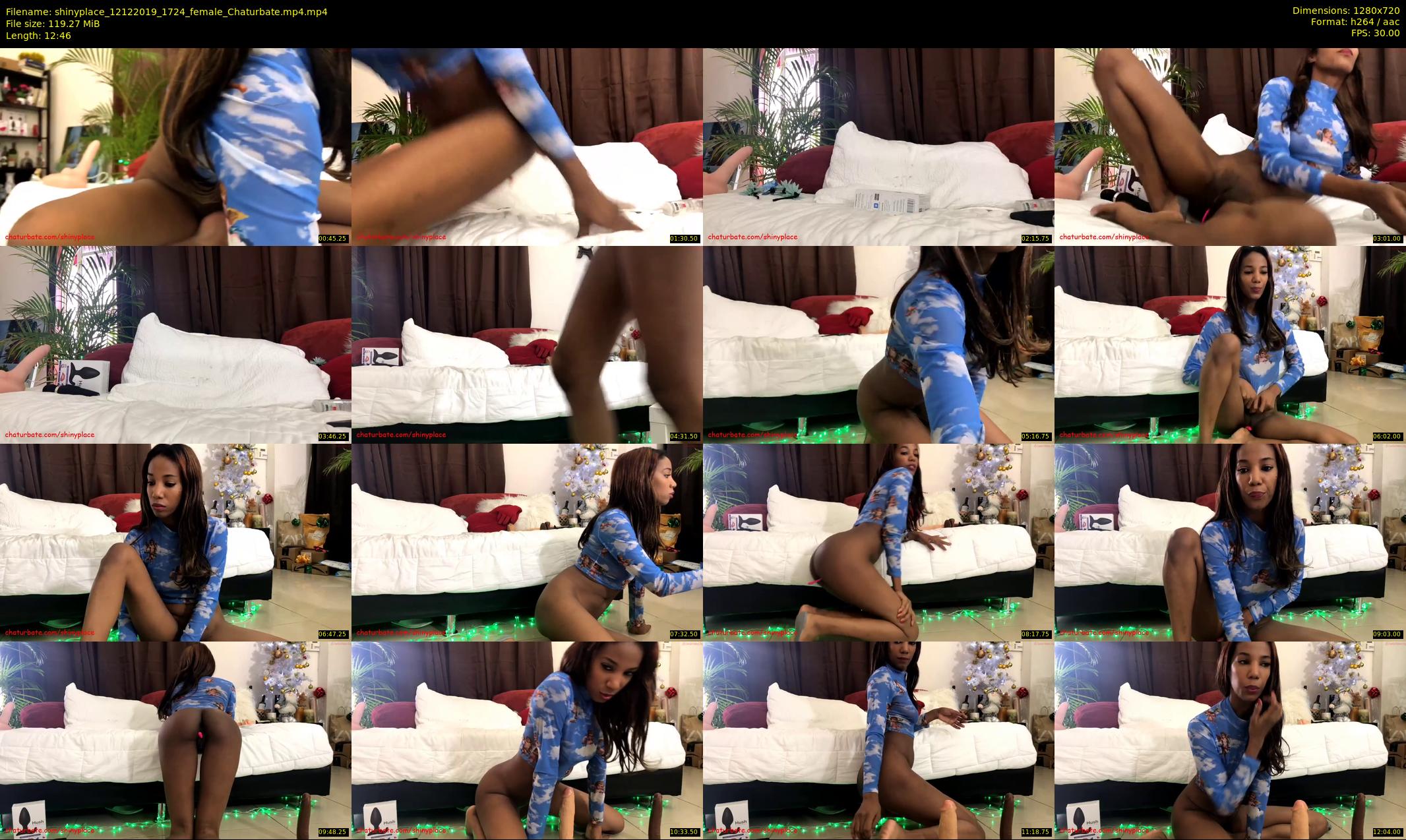 shinyplace — 13 minute Chaturbate couple cam show recording, 720p, Dec 12, 2019