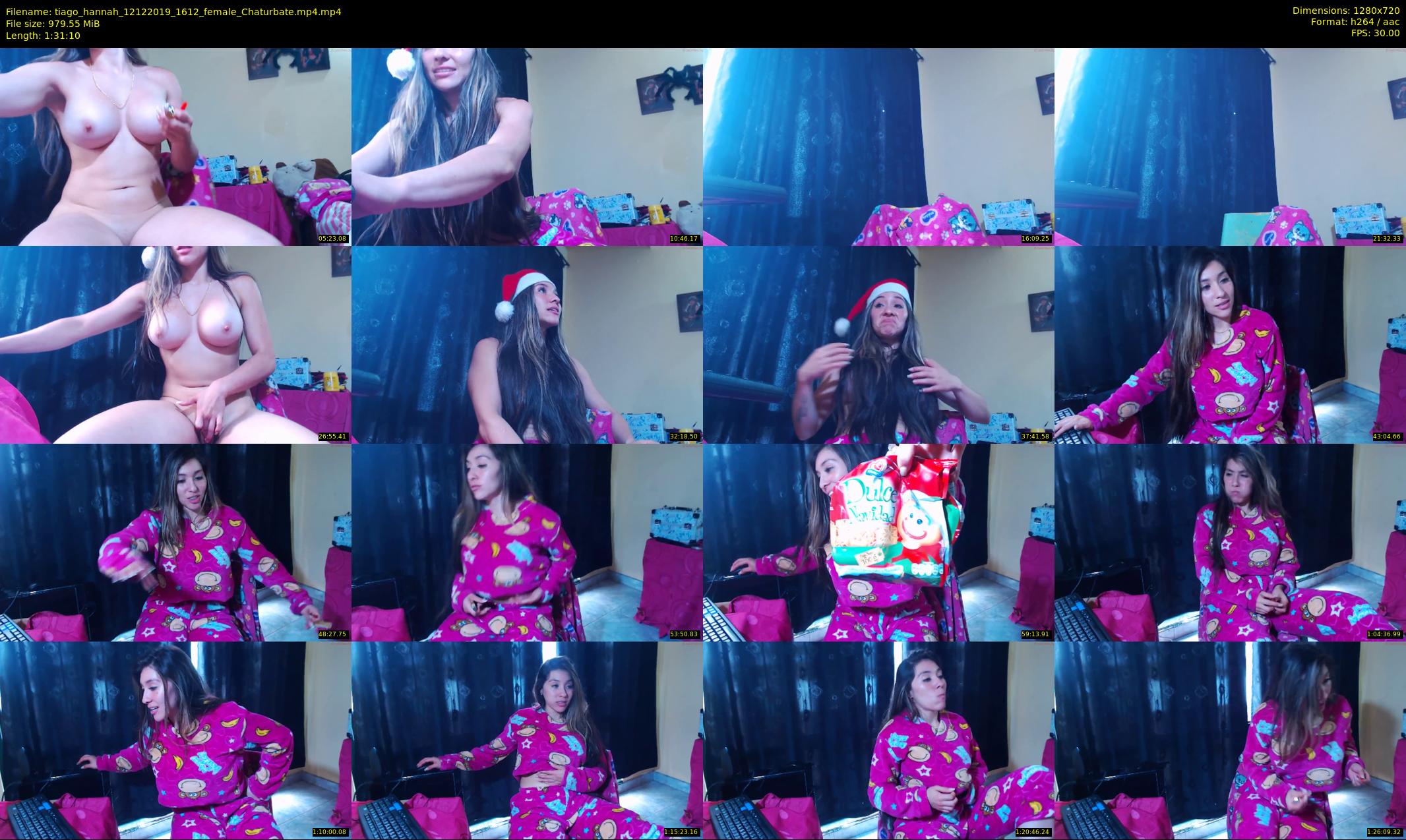 tiago_hannah — 92 minute Chaturbate couple cam show recording, 720p, Dec 12, 2019