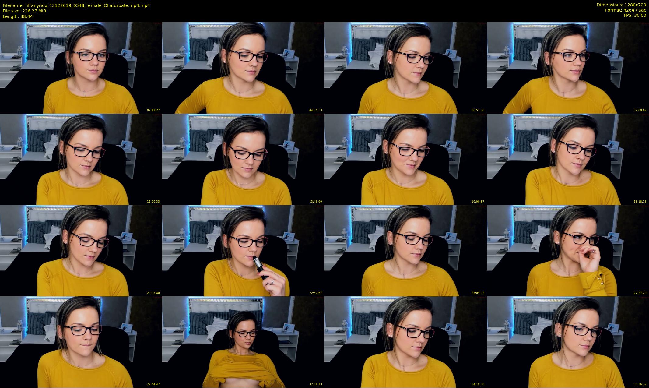 tiffanyriox — 39 minute Chaturbate female cam show recording, 720p, Dec 13, 2019
