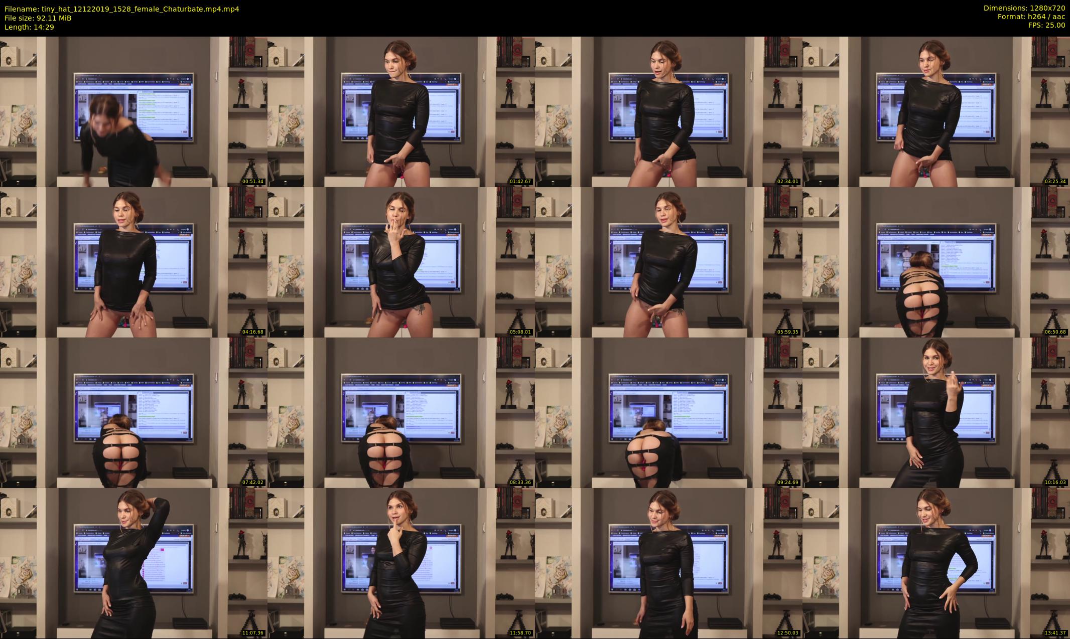 tiny_hat — 15 minute Chaturbate female cam show recording, 720p, Dec 12, 2019