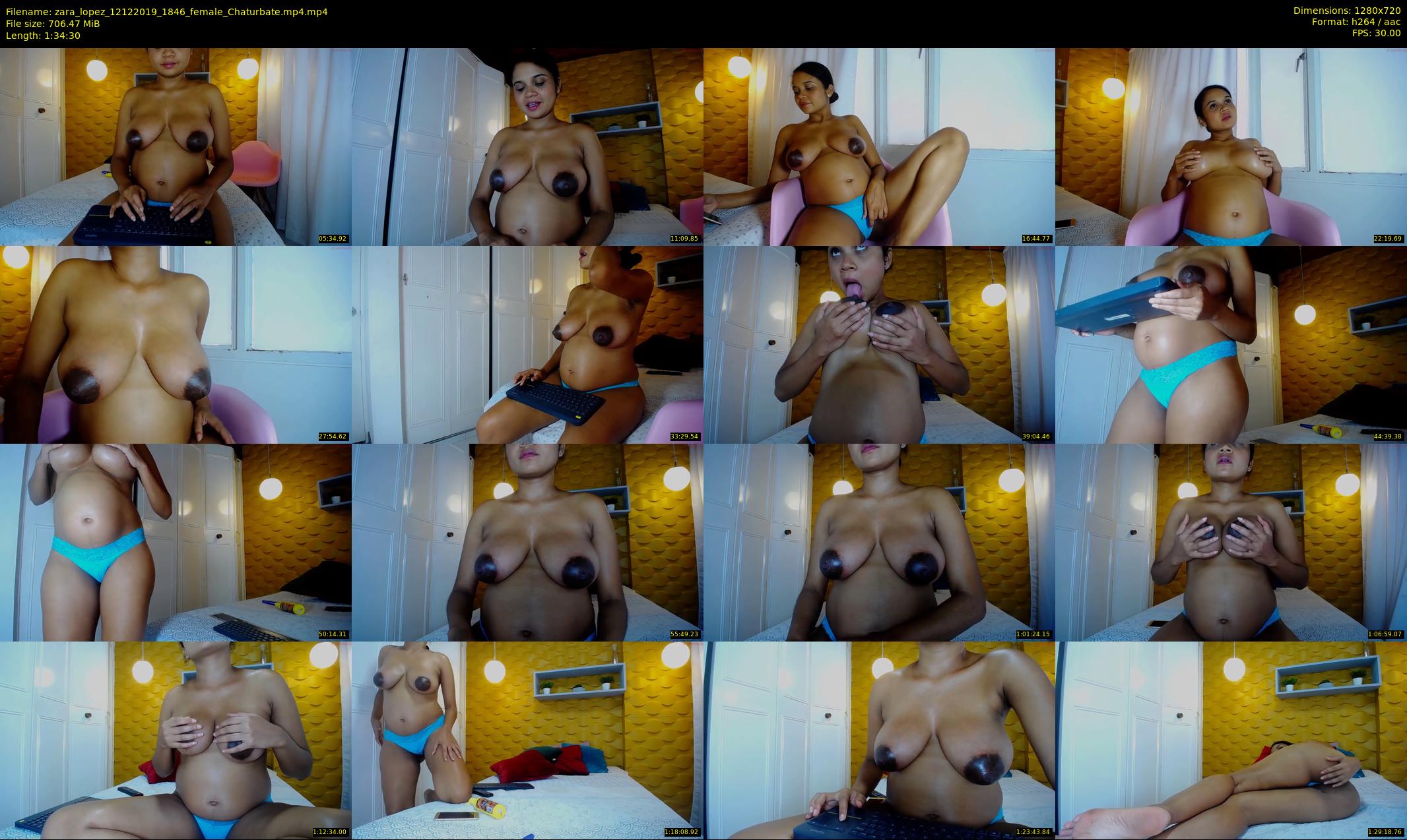 zara_lopez — 95 minute Chaturbate female cam show recording, 720p, Dec 12, 2019