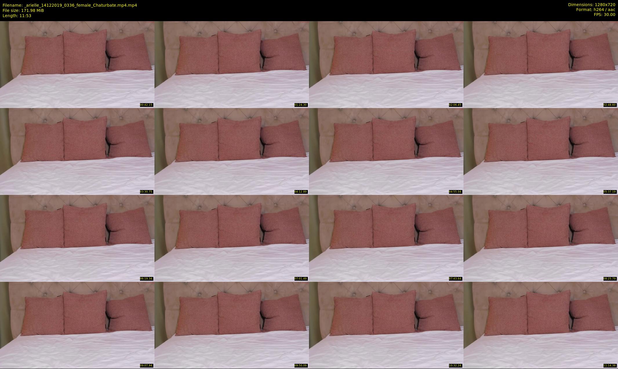 _arielle — 12 minute Chaturbate female cam show recording, 720p, Dec 14, 2019