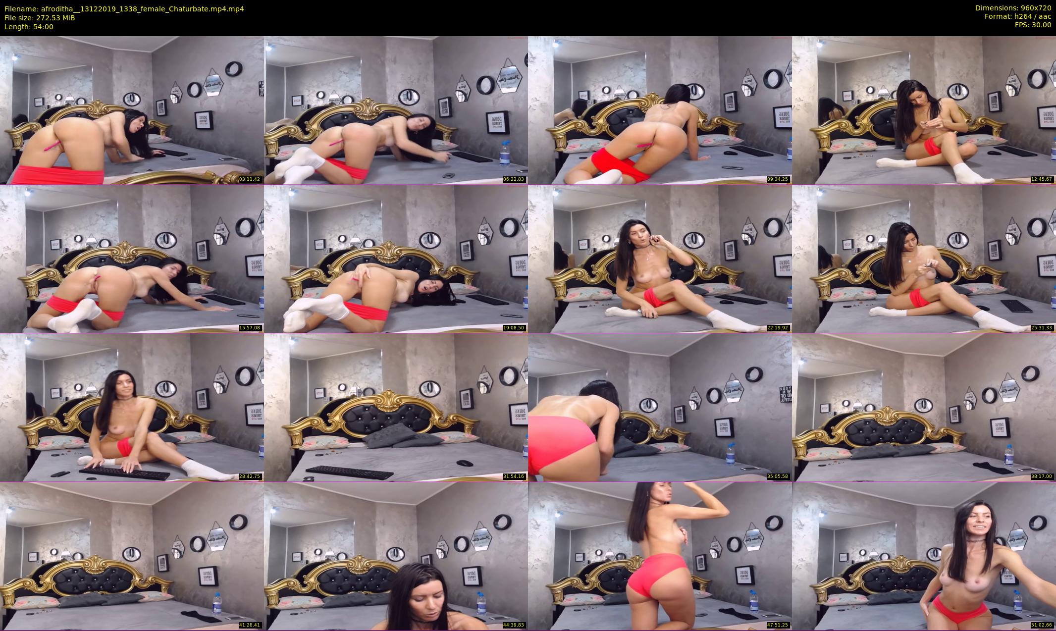 afroditha_ — 54 minute Chaturbate female cam show recording, 720p, Dec 13, 2019