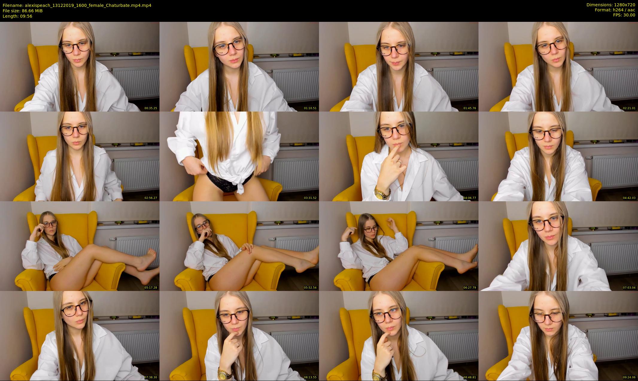 alexispeach — 10 minute Chaturbate female cam show recording, 720p, Dec 13, 2019