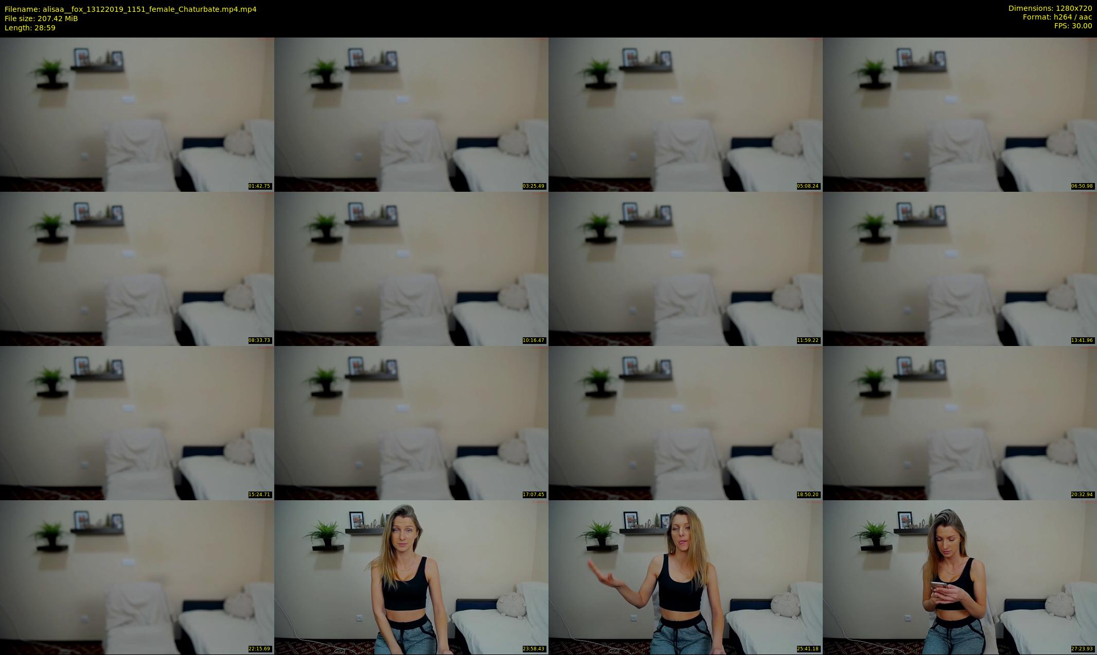 alisaa__fox — 29 minute Chaturbate female cam show recording, 720p, Dec 13, 2019