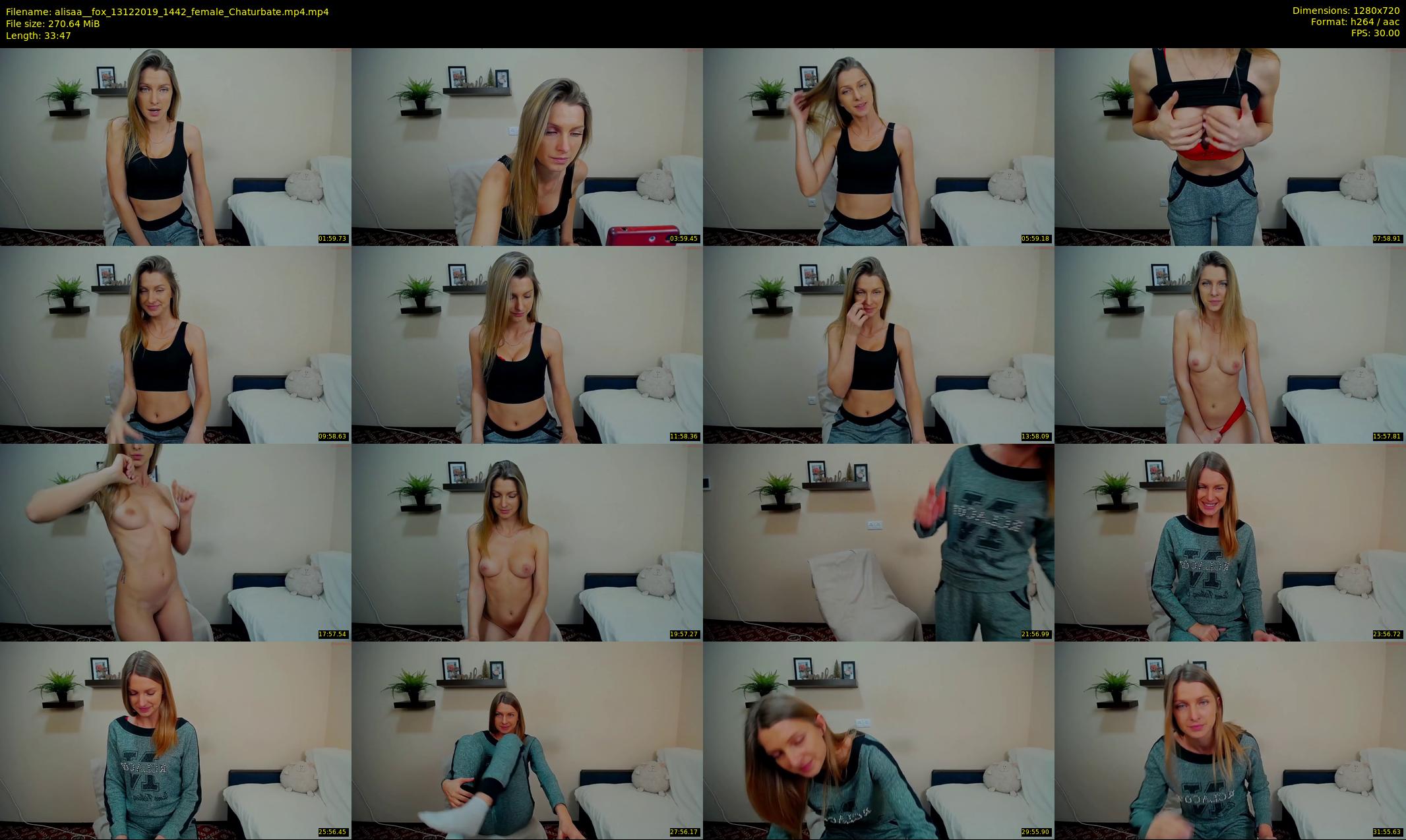 alisaa__fox — 34 minute Chaturbate female cam show recording, 720p, Dec 13, 2019