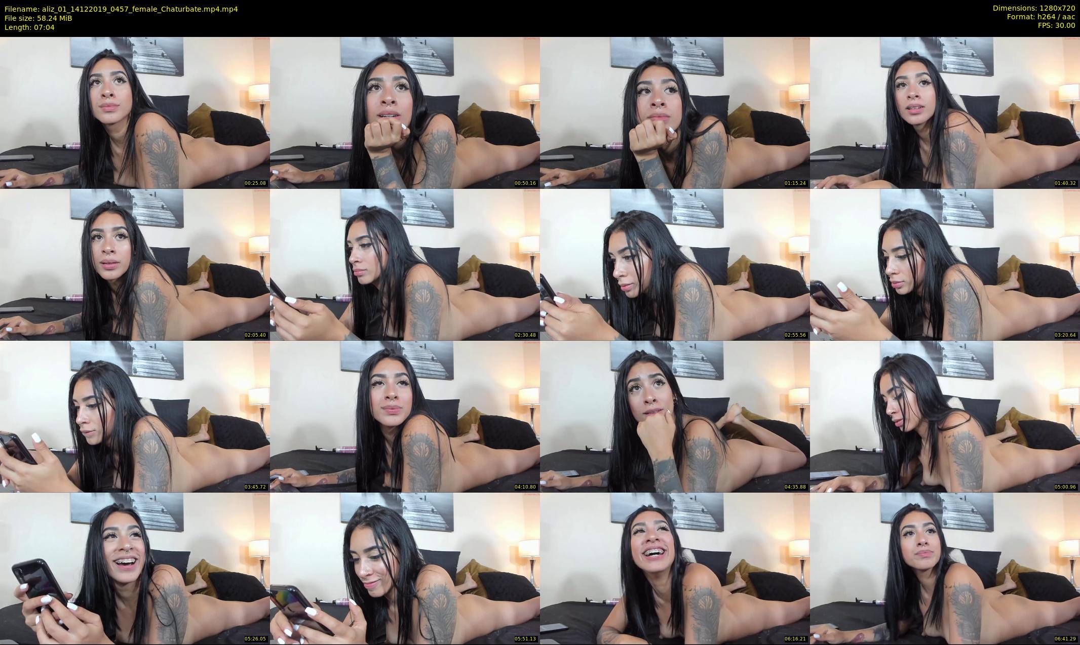 aliz_01 — 8 minute Chaturbate female cam show recording, 720p, Dec 14, 2019