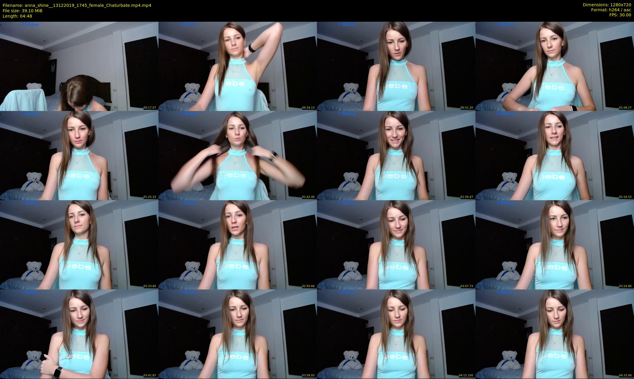 anna_shine_ — 5 minute Chaturbate female cam show recording, 720p, Dec 13, 2019