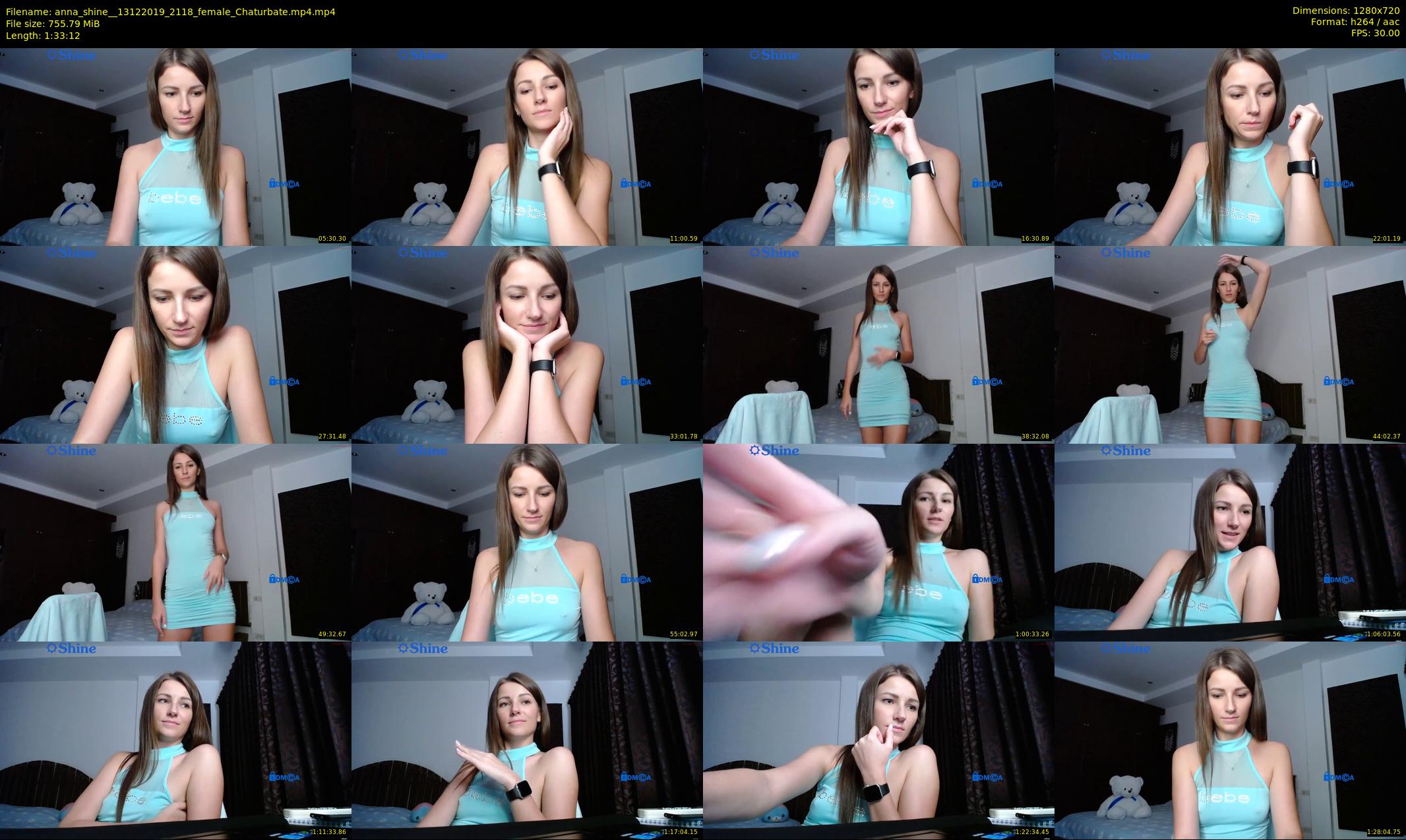 anna_shine_ — 94 minute Chaturbate female cam show recording, 720p, Dec 13, 2019