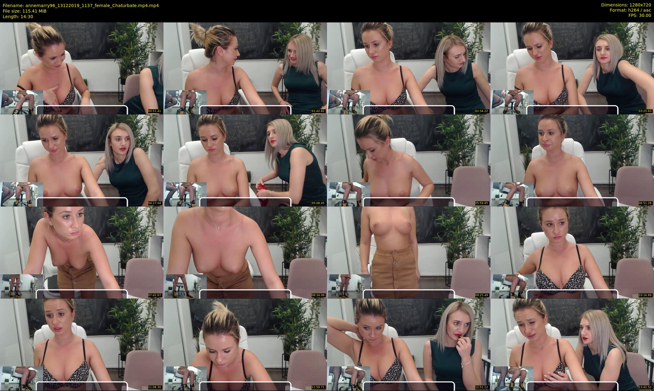 annemarry96 — 15 minute Chaturbate female cam show recording, 720p, Dec 13, 2019