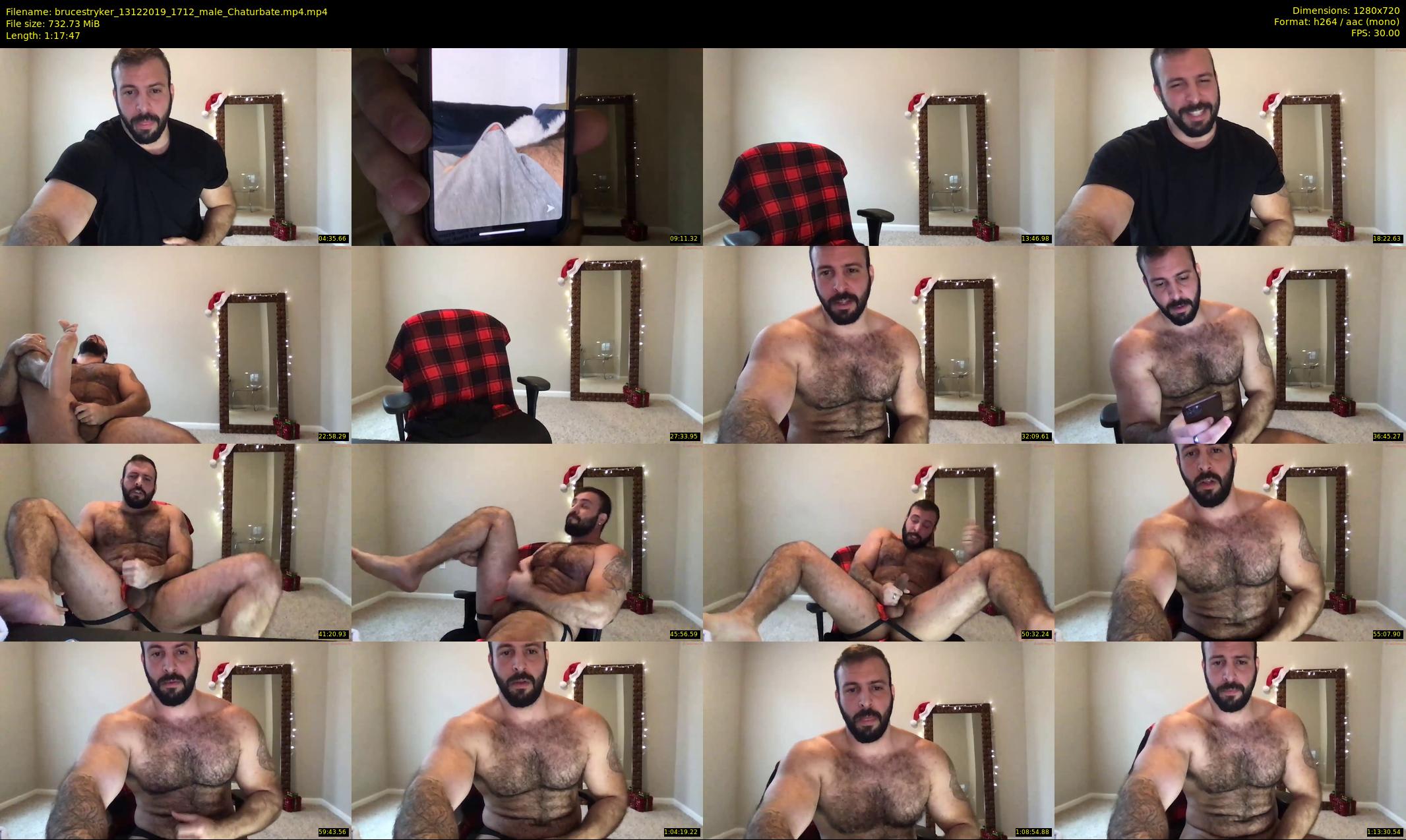 brucestryker — 78 minute Chaturbate male cam show recording, 720p, Dec 13, 2019