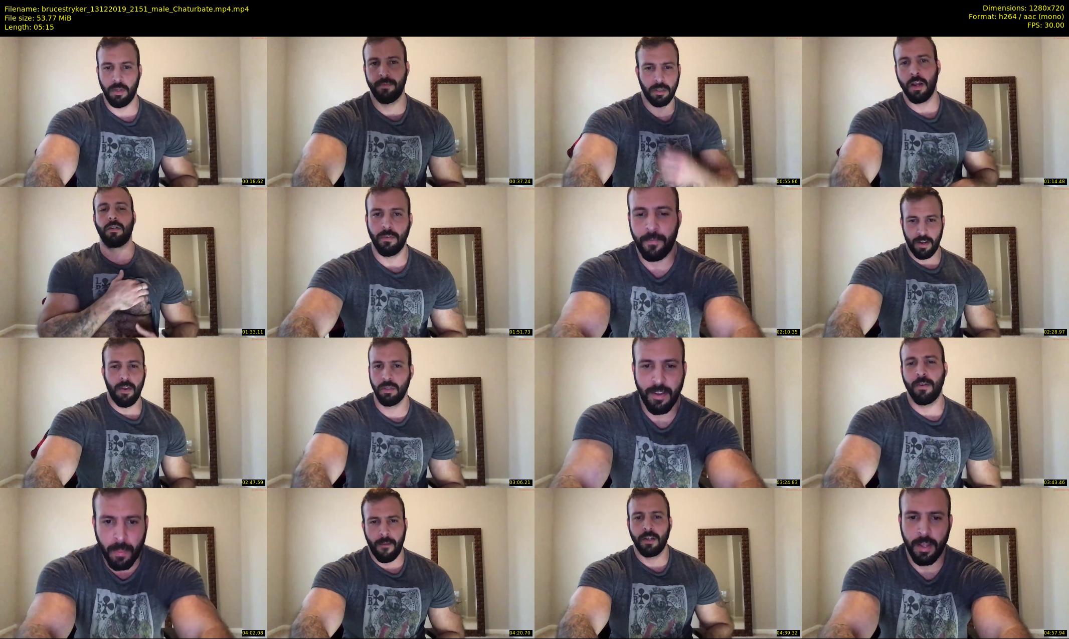 brucestryker — 6 minute Chaturbate male cam show recording, 720p, Dec 13, 2019