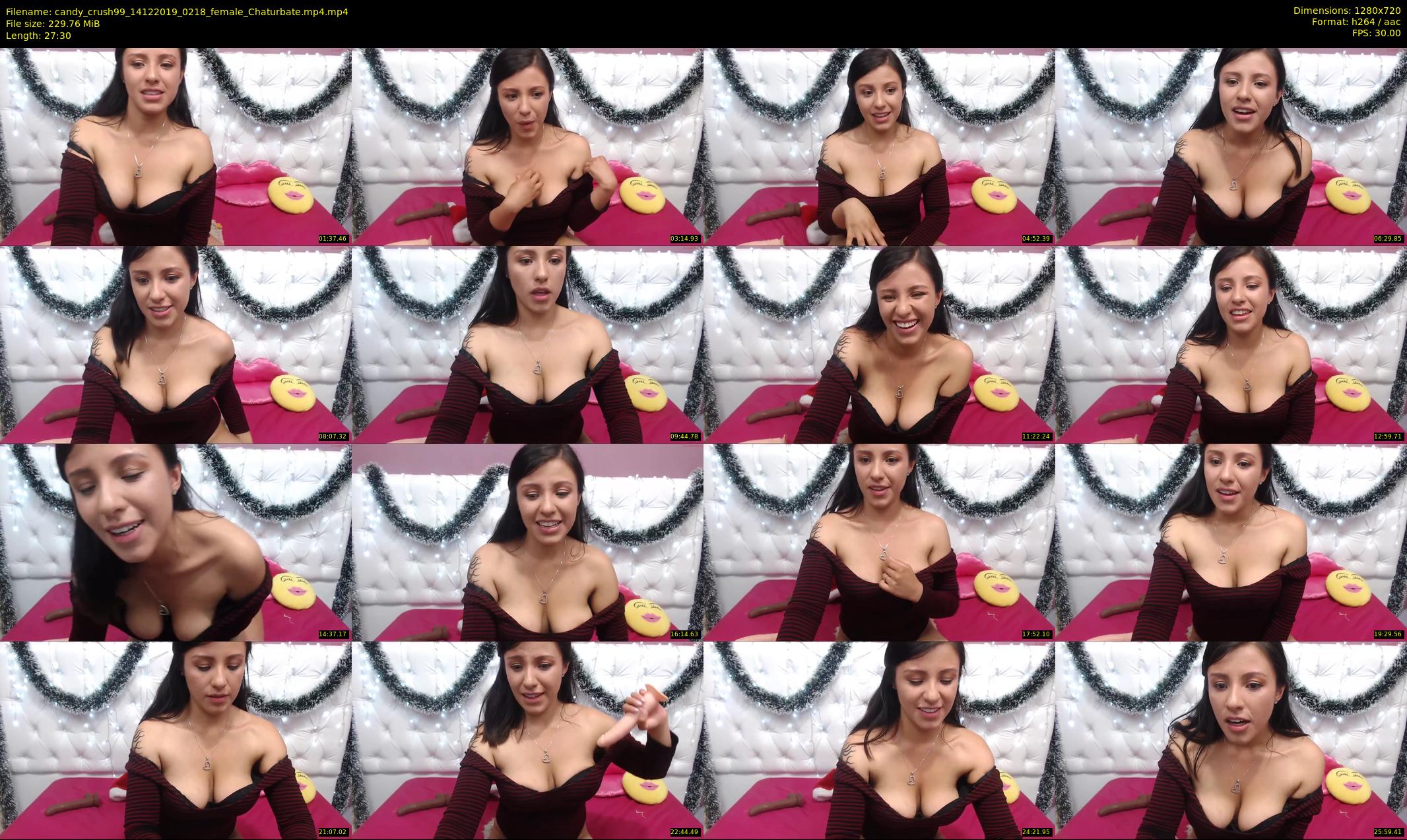 candy_crush99 — 28 minute Chaturbate female cam show recording, 720p, Dec 14, 2019