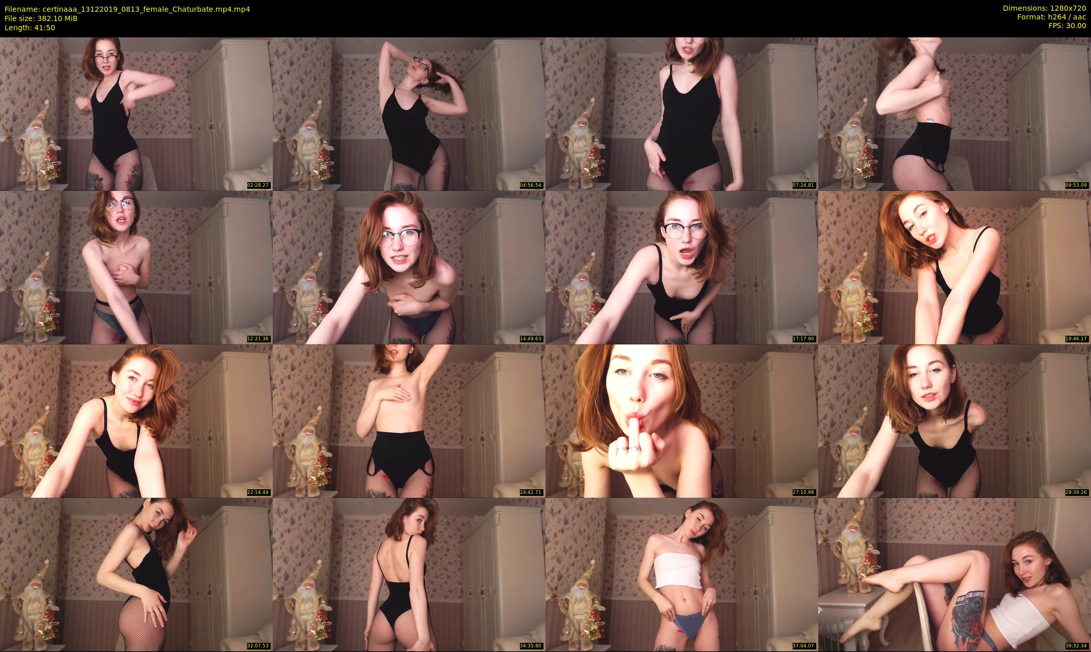 certinaaa — 42 minute Chaturbate female cam show recording, 720p, Dec 13, 2019