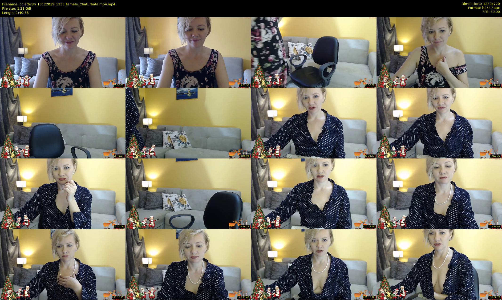 colette1w — 101 minute Chaturbate female cam show recording, 720p, Dec 13, 2019
