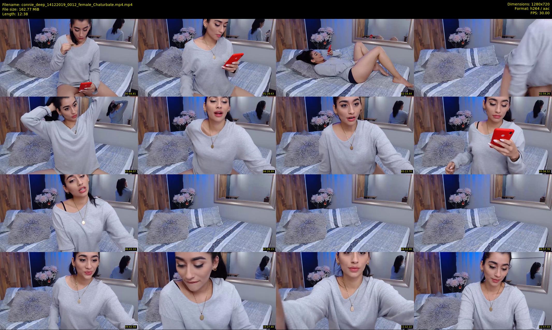 connie_deep — 13 minute Chaturbate female cam show recording, 720p, Dec 14, 2019