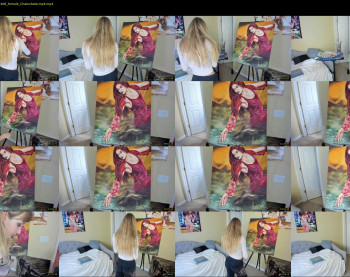 cutiepainter — 28 minute Chaturbate female cam show recording, 720p, Dec 13, 2019