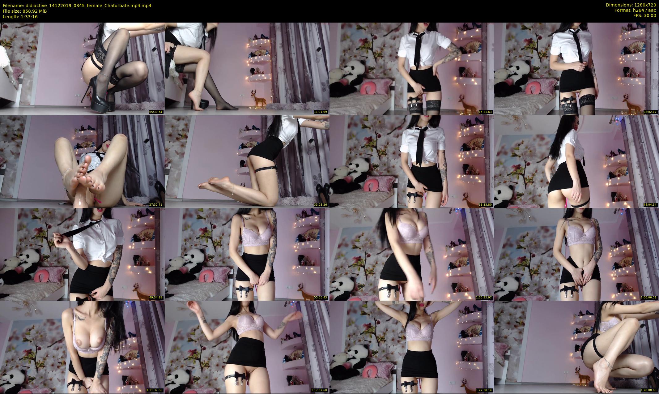 didiactive — 94 minute Chaturbate female cam show recording, 720p, Dec 14, 2019