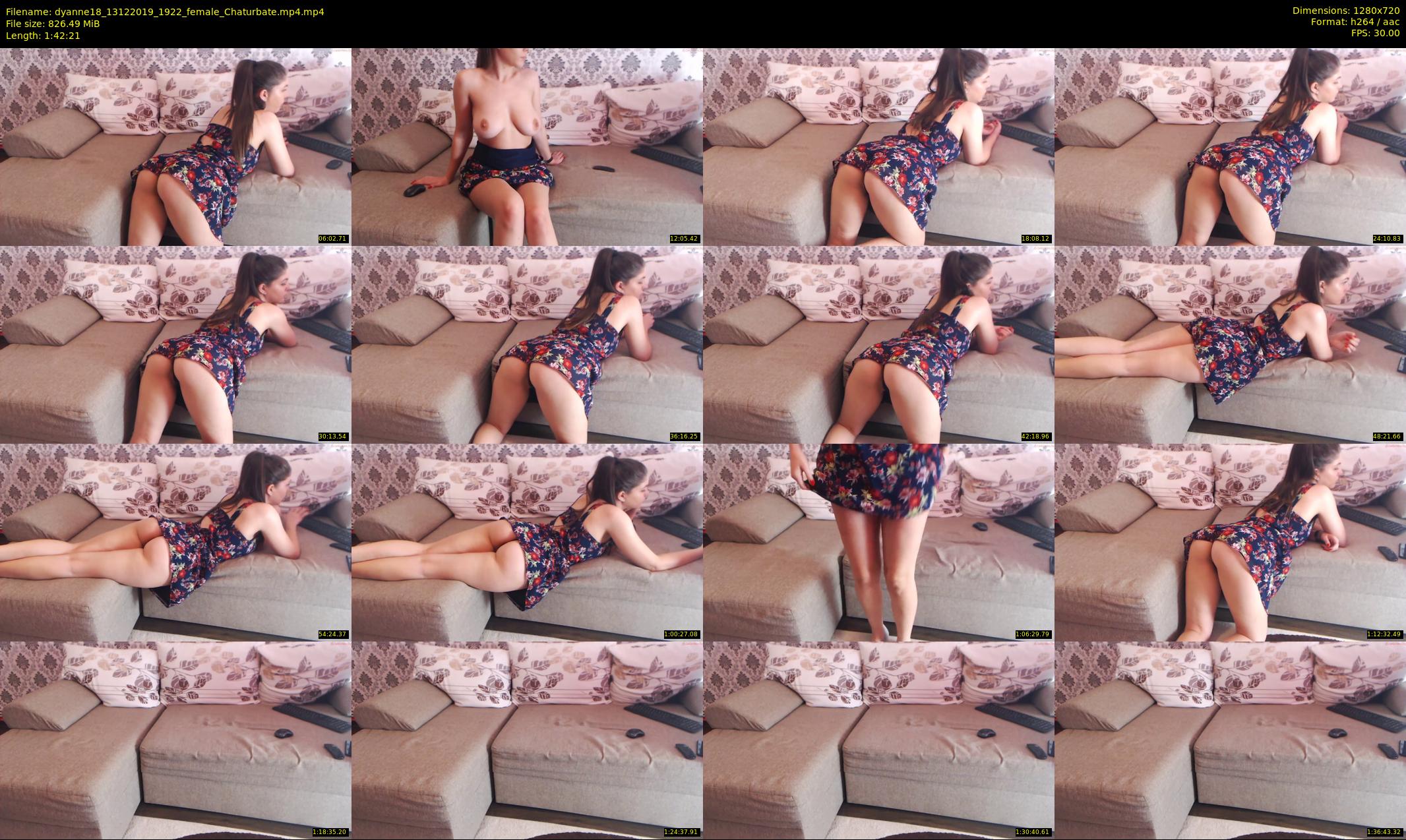 dyanne18 — 103 minute Chaturbate female cam show recording, 720p, Dec 13, 2019