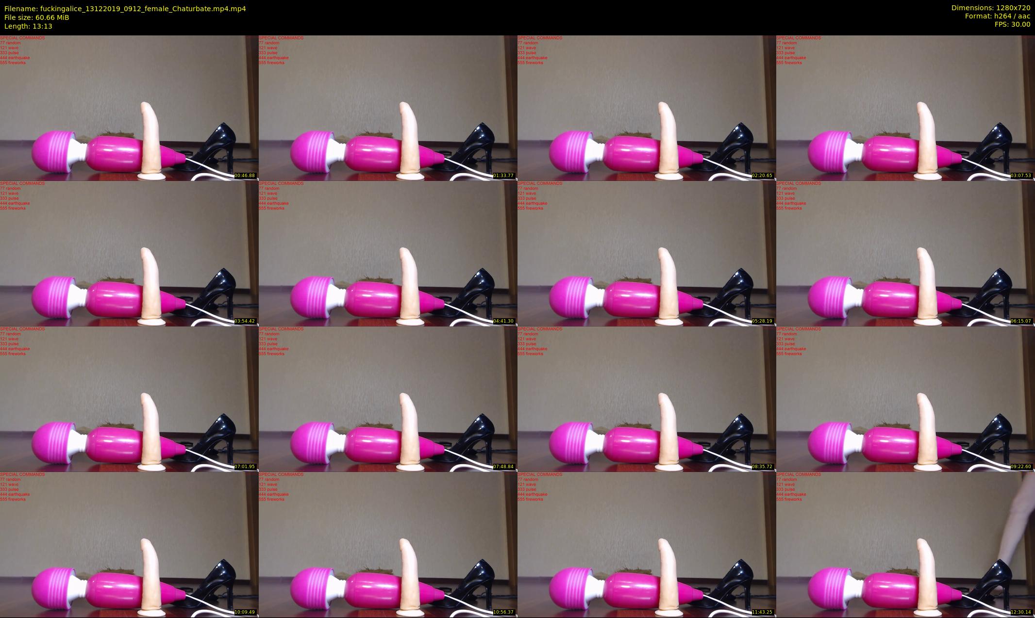 fuckingalice — 14 minute Chaturbate female cam show recording, 720p, Dec 13, 2019