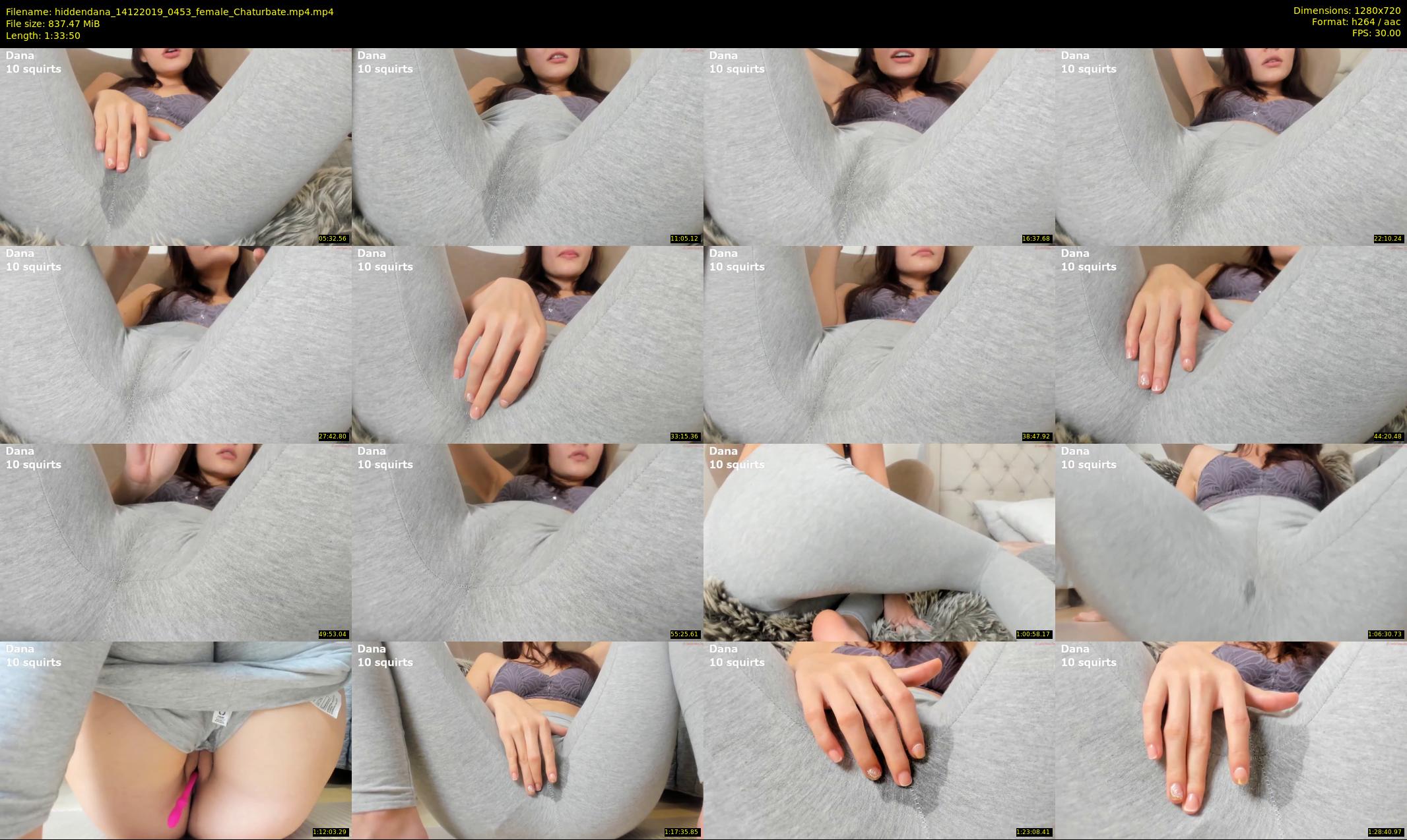 hiddendana — 94 minute Chaturbate female cam show recording, 720p, Dec 14, 2019