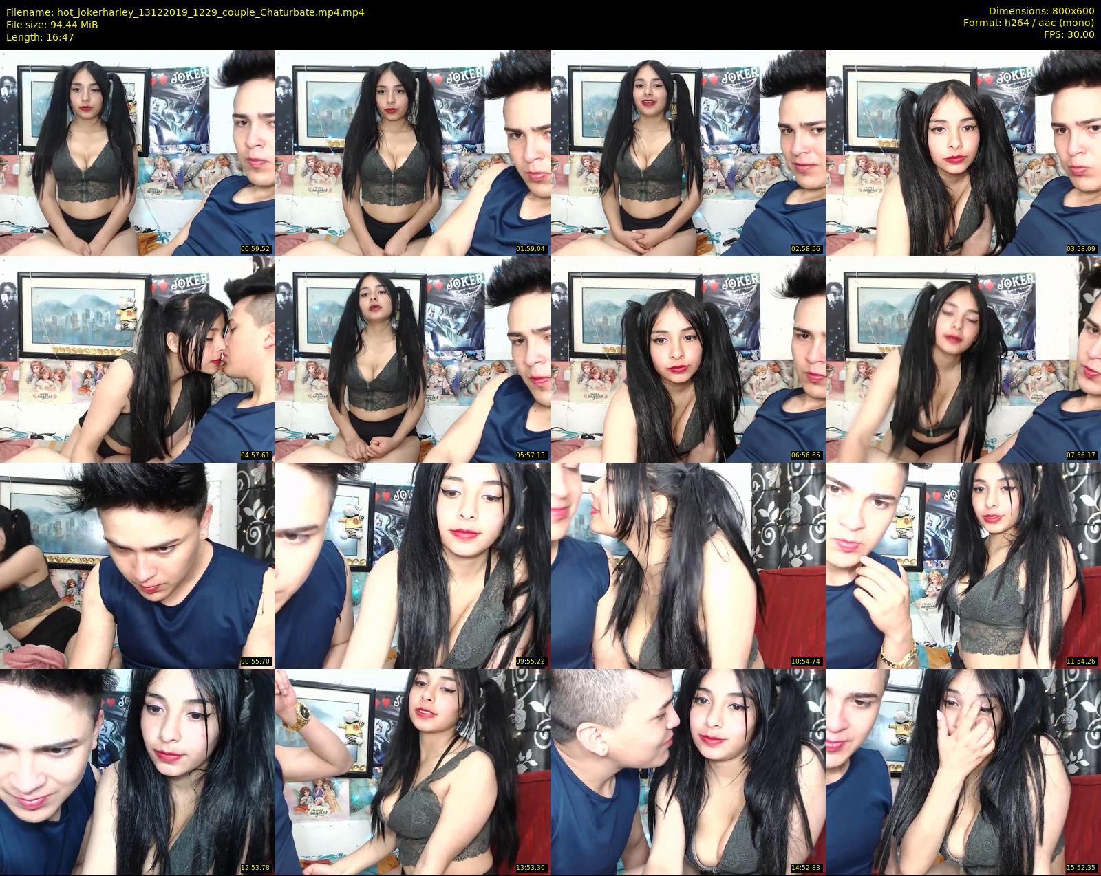 hot_jokerharley — 17 minute Chaturbate couple cam show recording, 480p, Dec 13, 2019