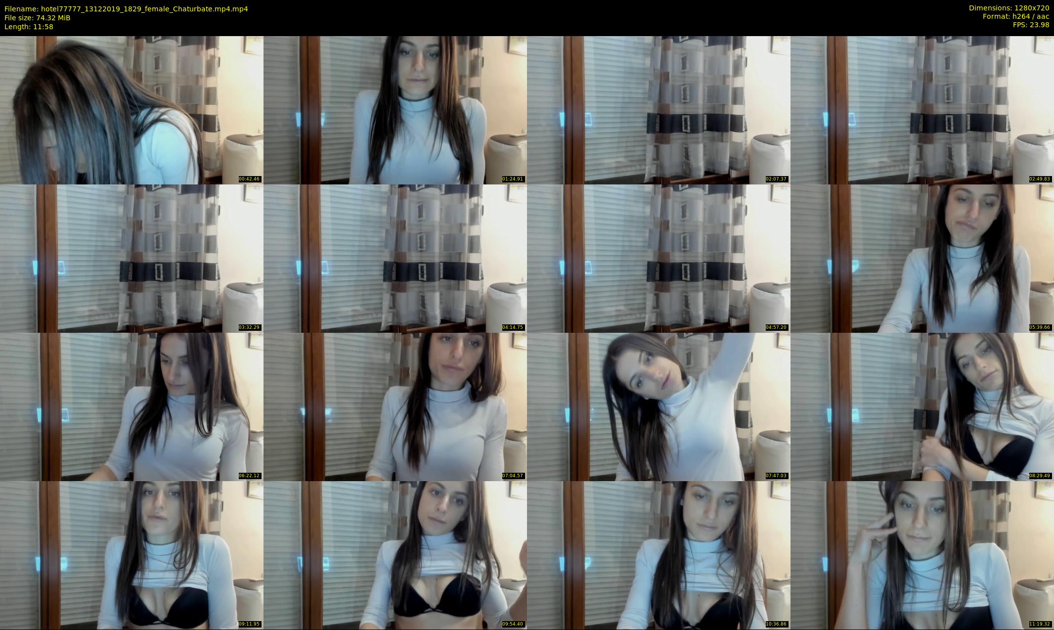 hotel77777 — 12 minute Chaturbate female cam show recording, 720p, Dec 13, 2019