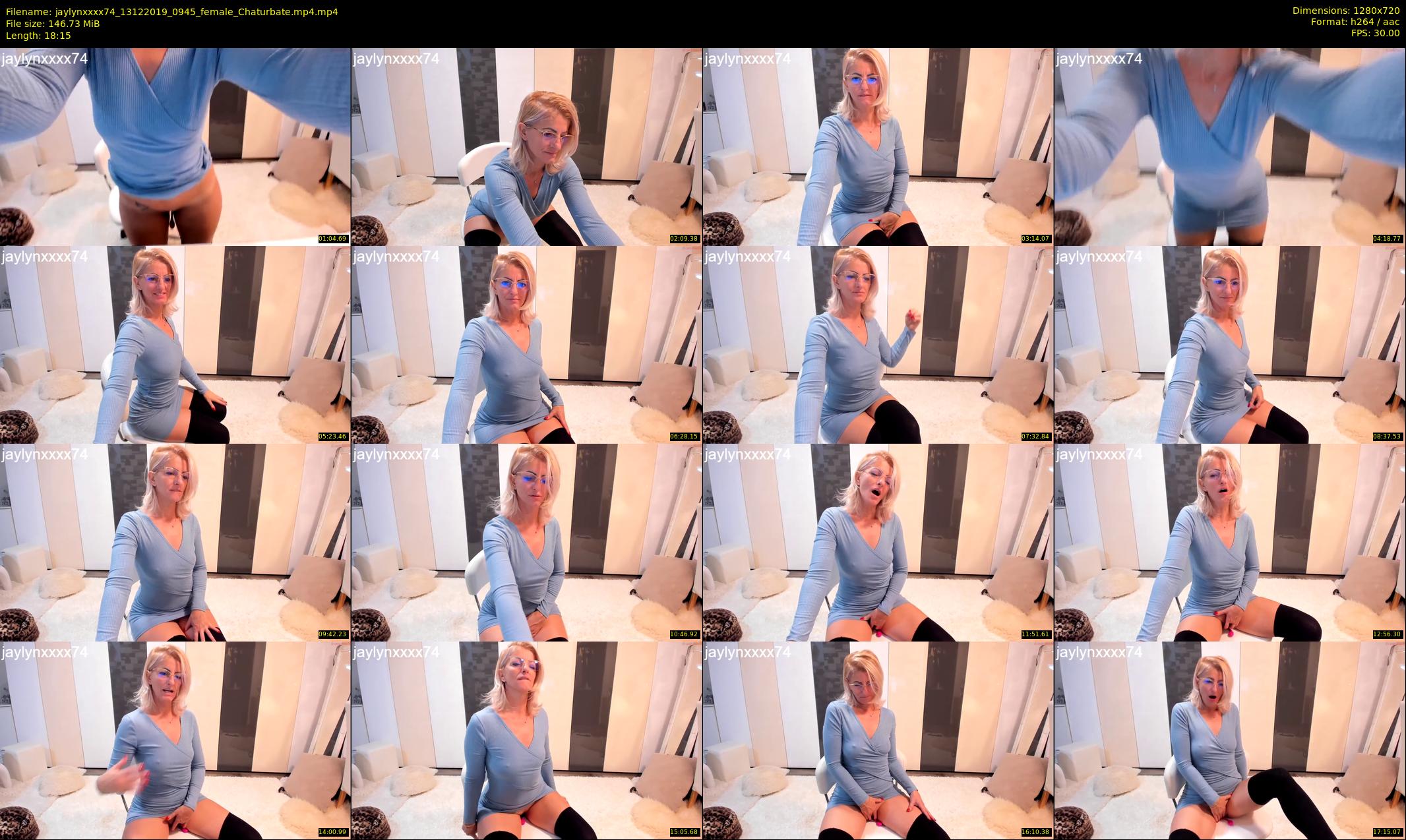jaylynxxxx74 — 19 minute Chaturbate female cam show recording, 720p, Dec 13, 2019