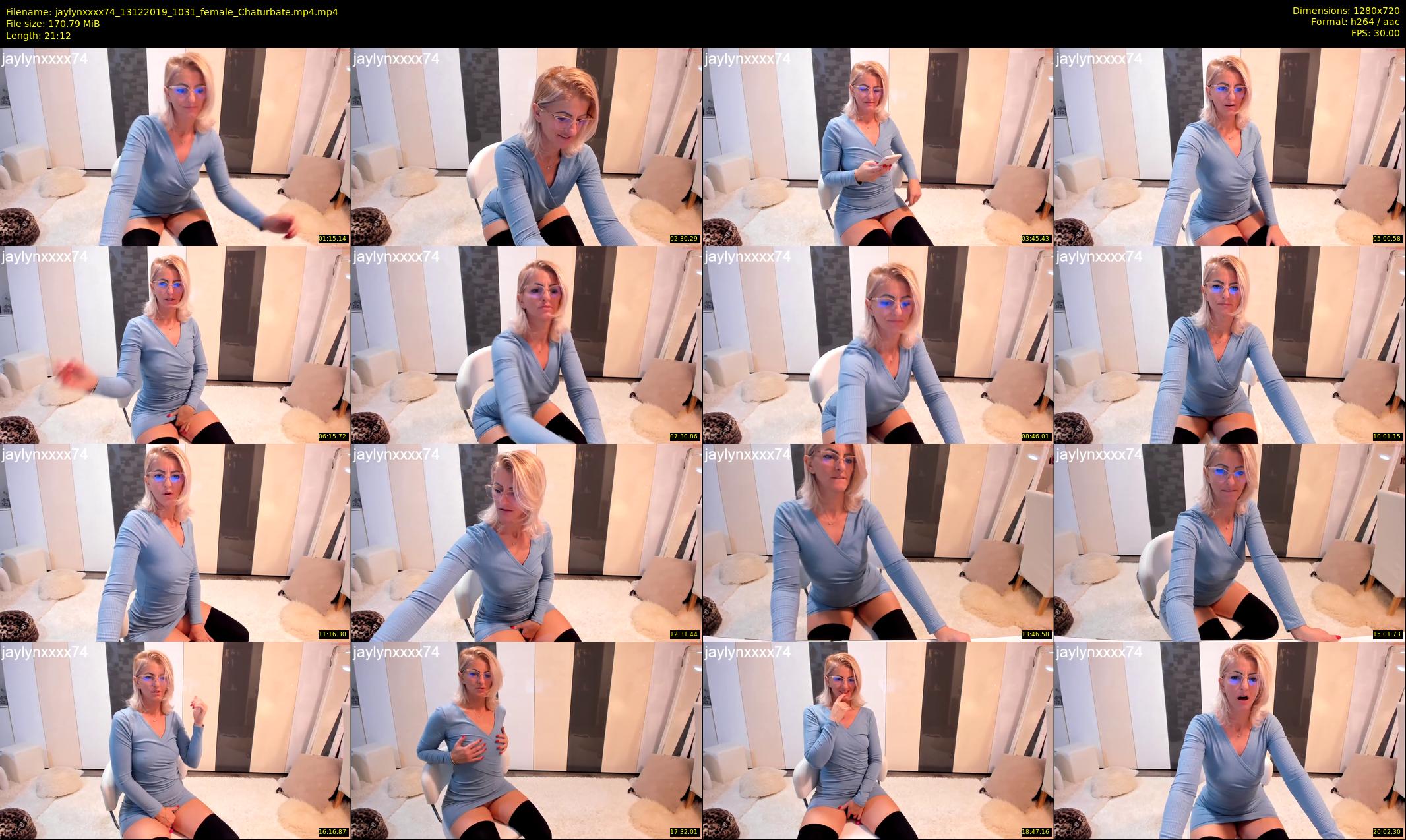 jaylynxxxx74 — 22 minute Chaturbate female cam show recording, 720p, Dec 13, 2019