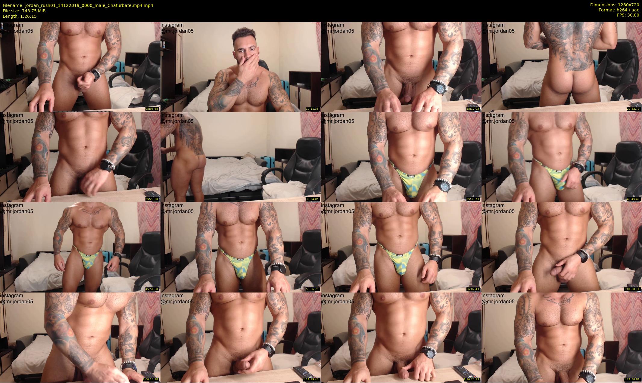 jordan_rush01 — 87 minute Chaturbate male cam show recording, 720p, Dec 14, 2019