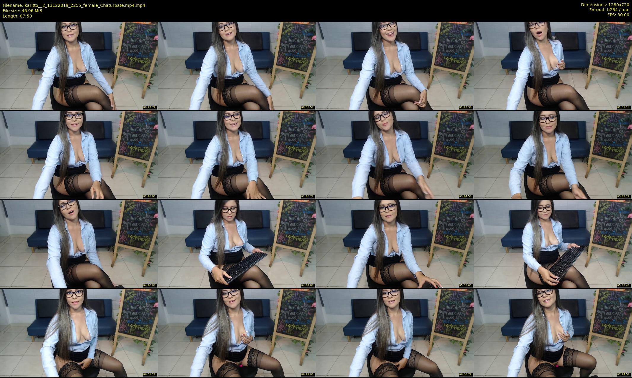 karitto__2 — 8 minute Chaturbate female cam show recording, 720p, Dec 13, 2019