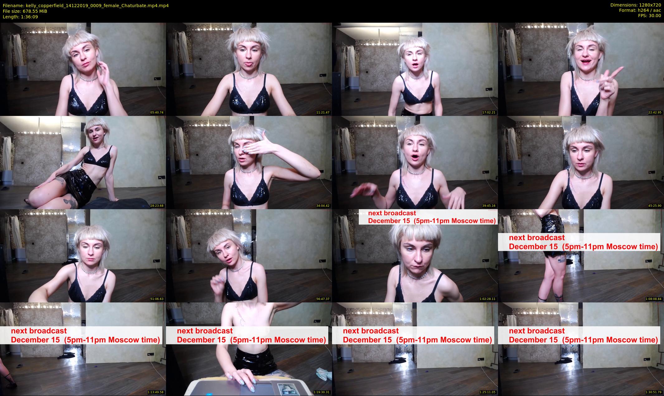 kelly_copperfield — 97 minute Chaturbate female cam show recording, 720p, Dec 14, 2019