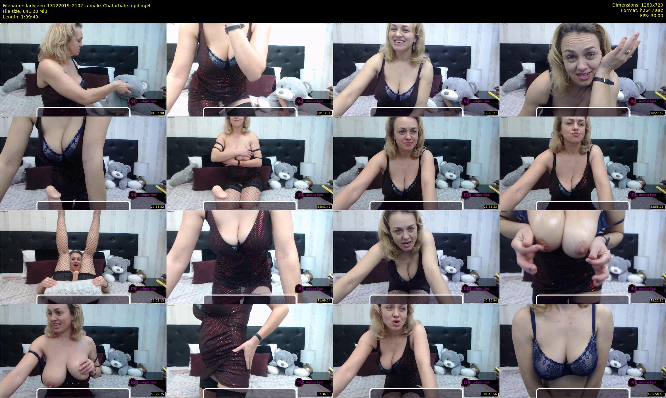ladyjeen — 70 minute Chaturbate female cam show recording, 720p, Dec 13, 2019