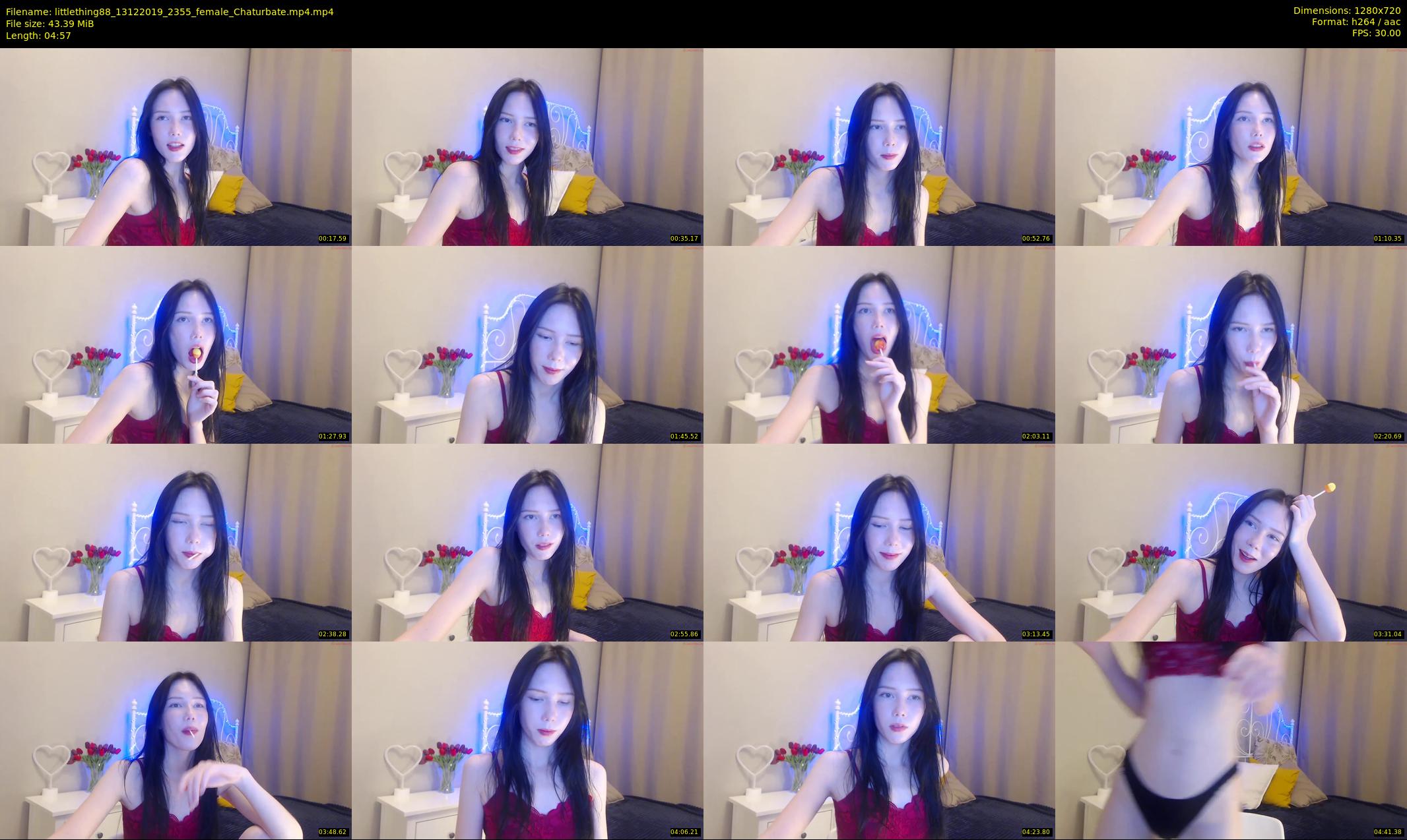 littlething88 — 5 minute Chaturbate female cam show recording, 720p, Dec 13, 2019