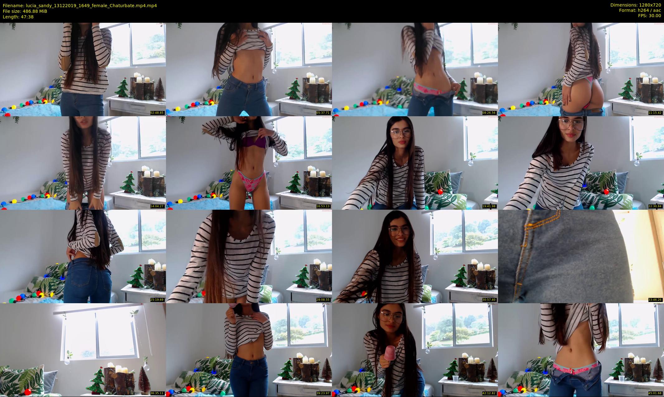 lucia_sandy — 48 minute Chaturbate female cam show recording, 720p, Dec 13, 2019
