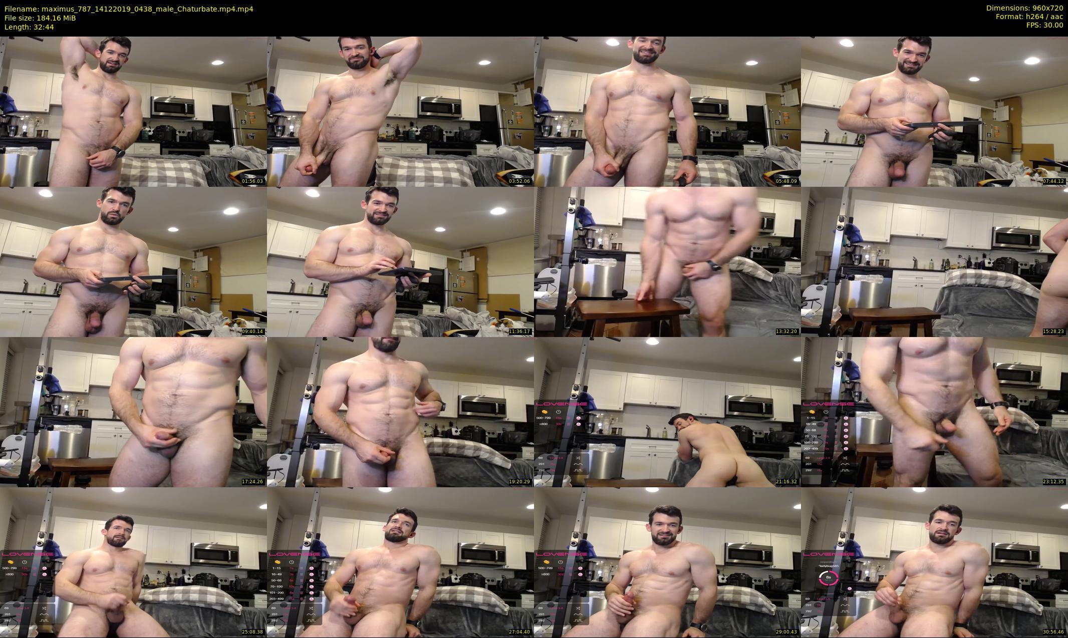 maximus_787 — 33 minute Chaturbate male cam show recording, 720p, Dec 14, 2019