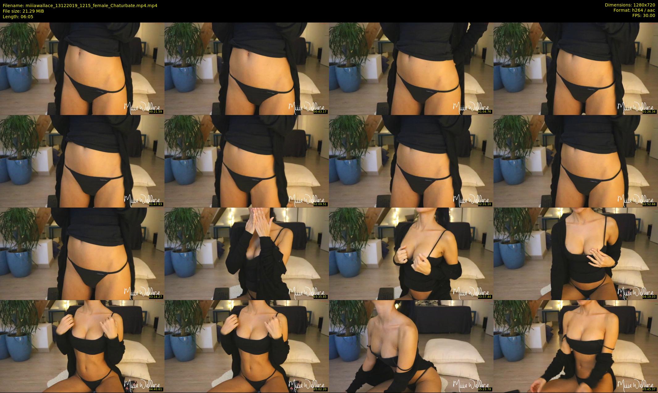 miiiawallace — 7 minute Chaturbate female cam show recording, 720p, Dec 13, 2019