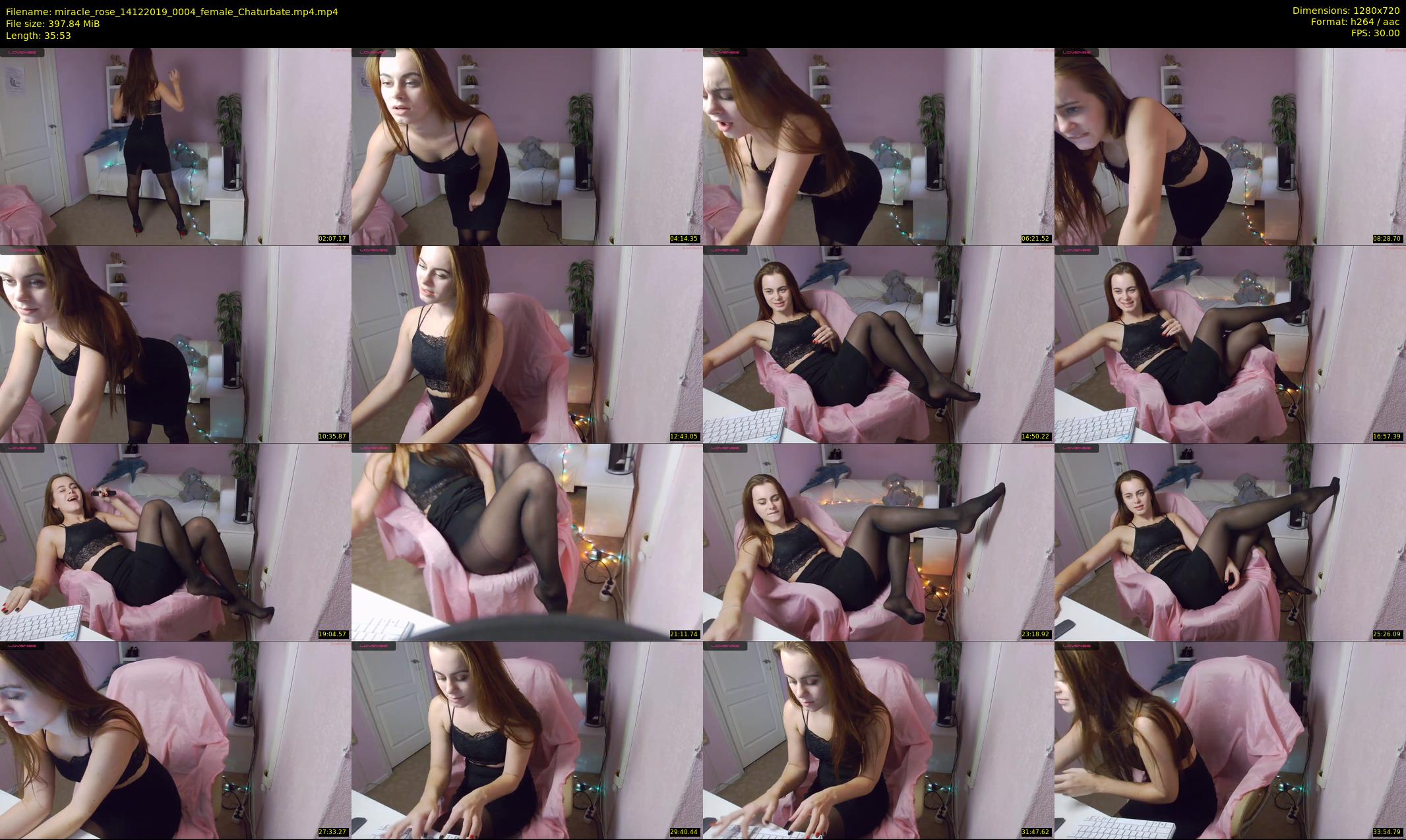 miracle_rose — 36 minute Chaturbate female cam show recording, 720p, Dec 14, 2019