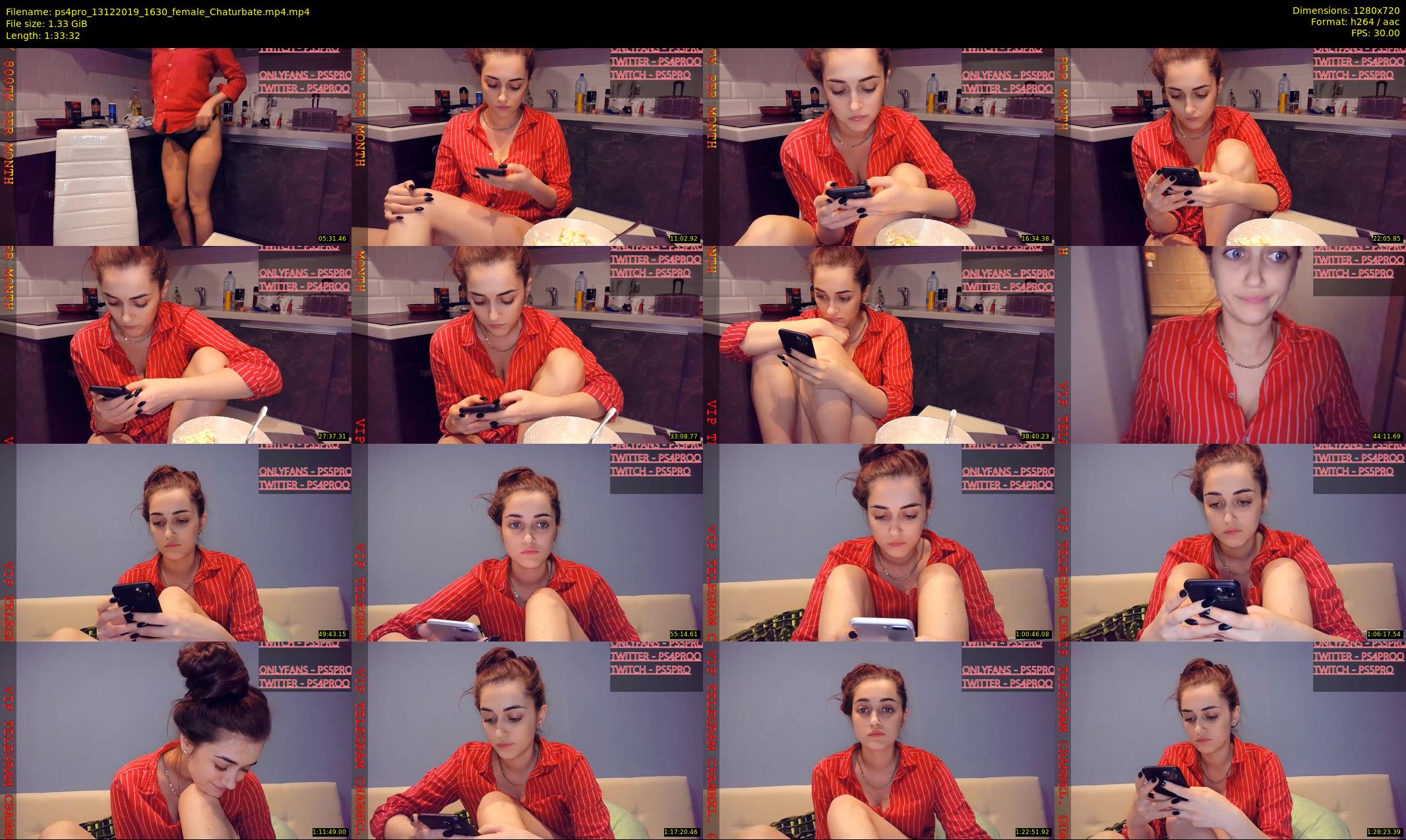 ps4pro — 94 minute Chaturbate female cam show recording, 720p, Dec 13, 2019