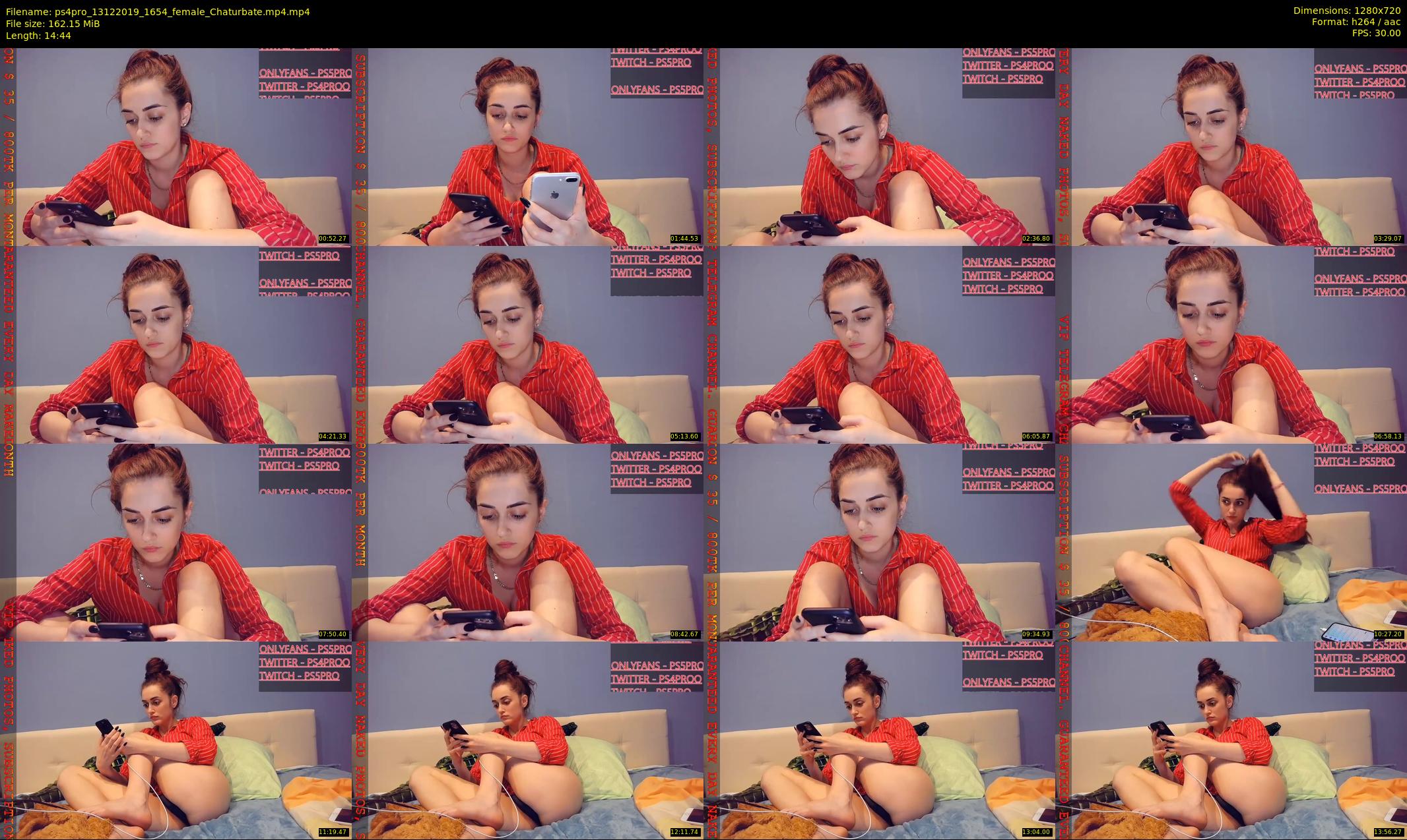 ps4pro — 15 minute Chaturbate female cam show recording, 720p, Dec 13, 2019