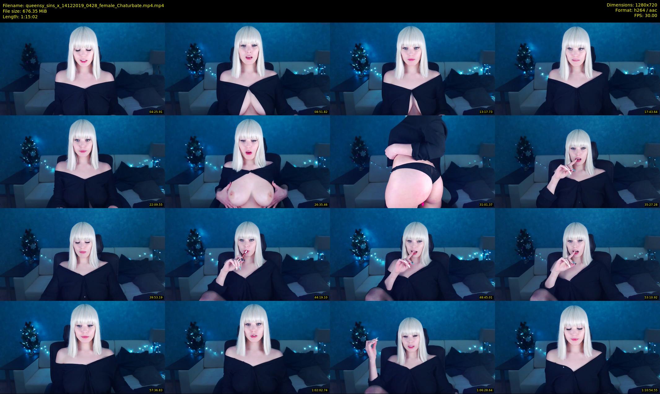 queensy_sins_x — 76 minute Chaturbate female cam show recording, 720p, Dec 14, 2019
