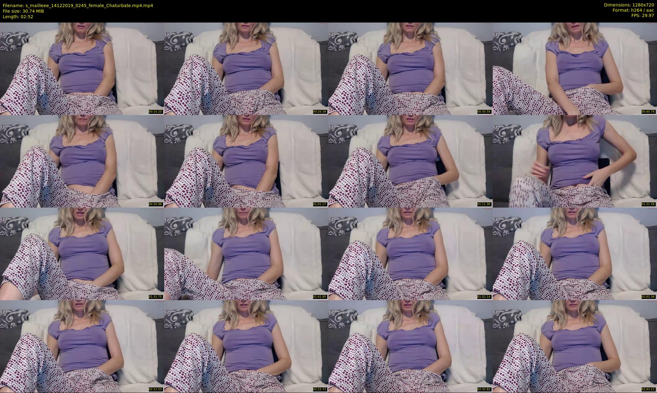 s_mailleee — 3 minute Chaturbate female cam show recording, 720p, Dec 14, 2019