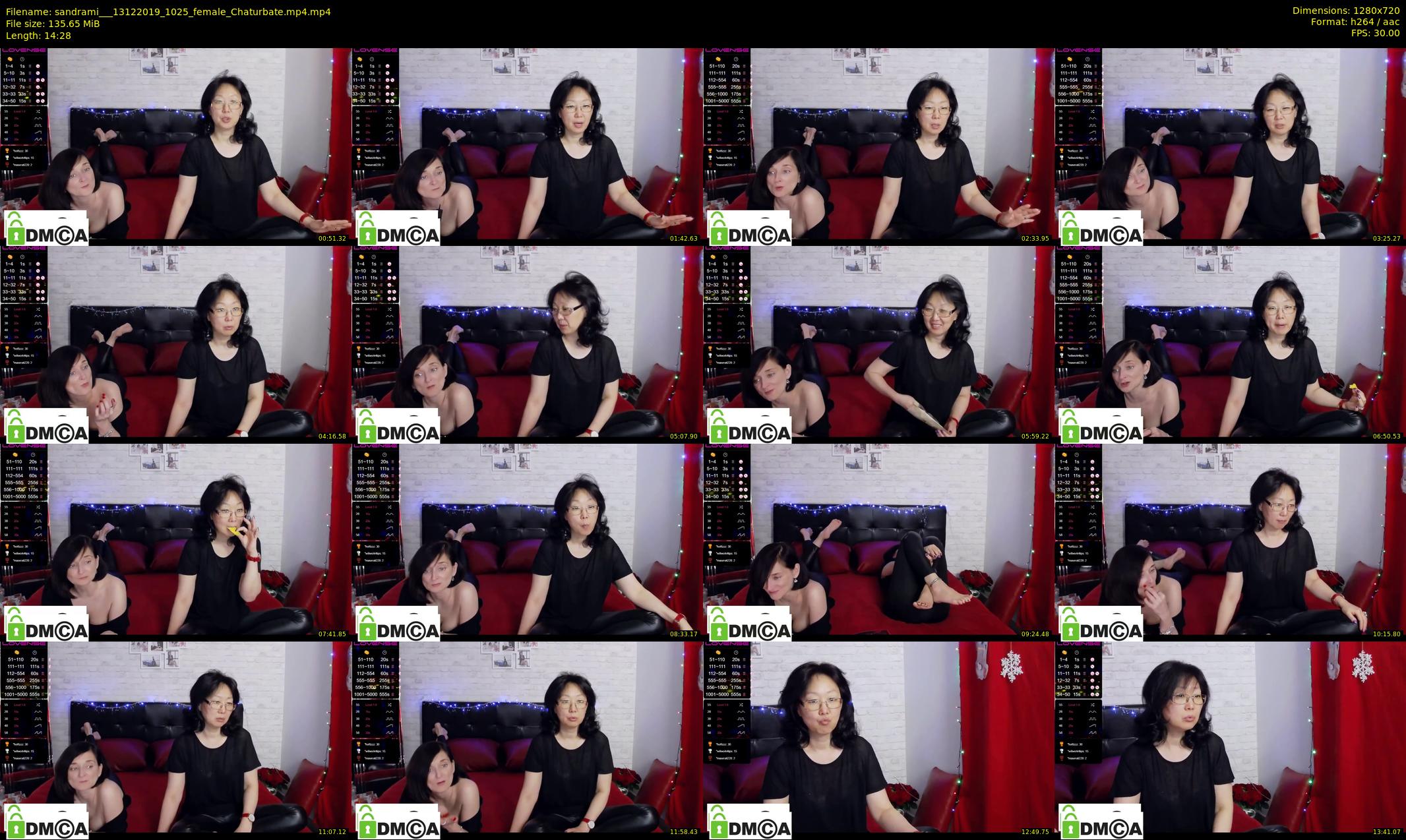 sandrami__ — 15 minute Chaturbate female cam show recording, 720p, Dec 13, 2019