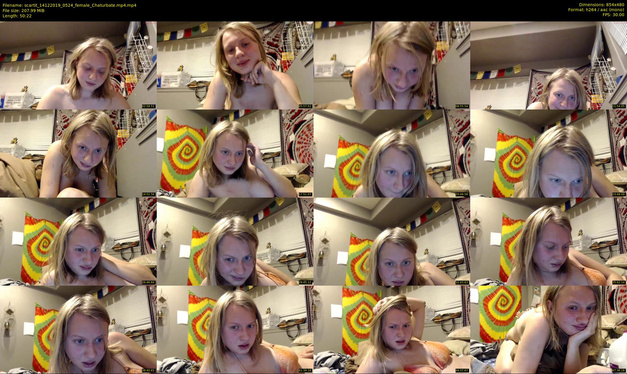 scartit — 51 minute Chaturbate female cam show recording, 480p, Dec 14, 2019