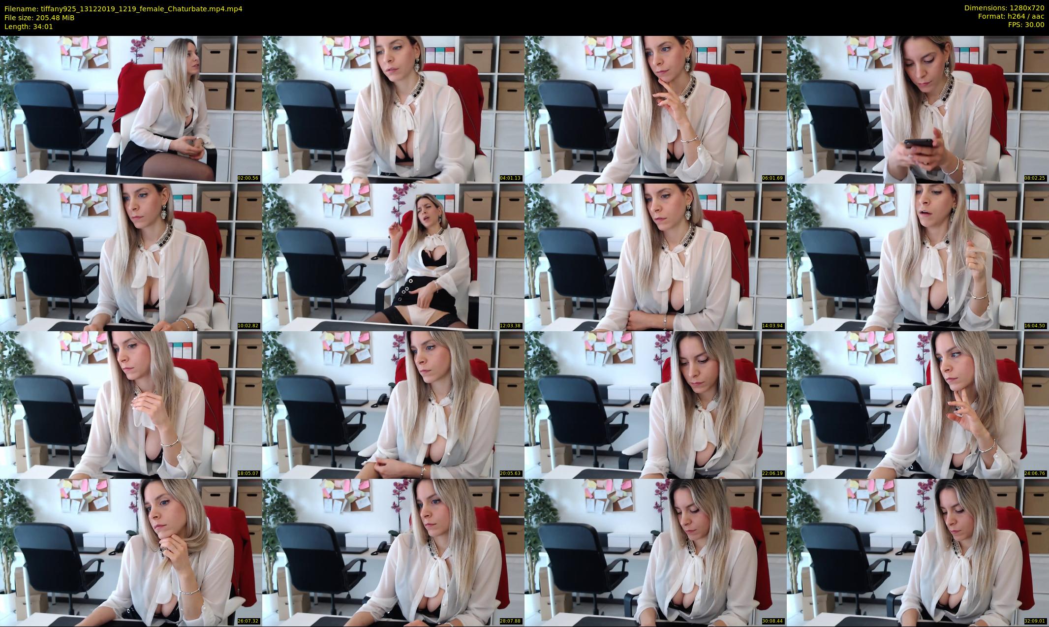 tiffany925 — 35 minute Chaturbate female cam show recording, 720p, Dec 13, 2019