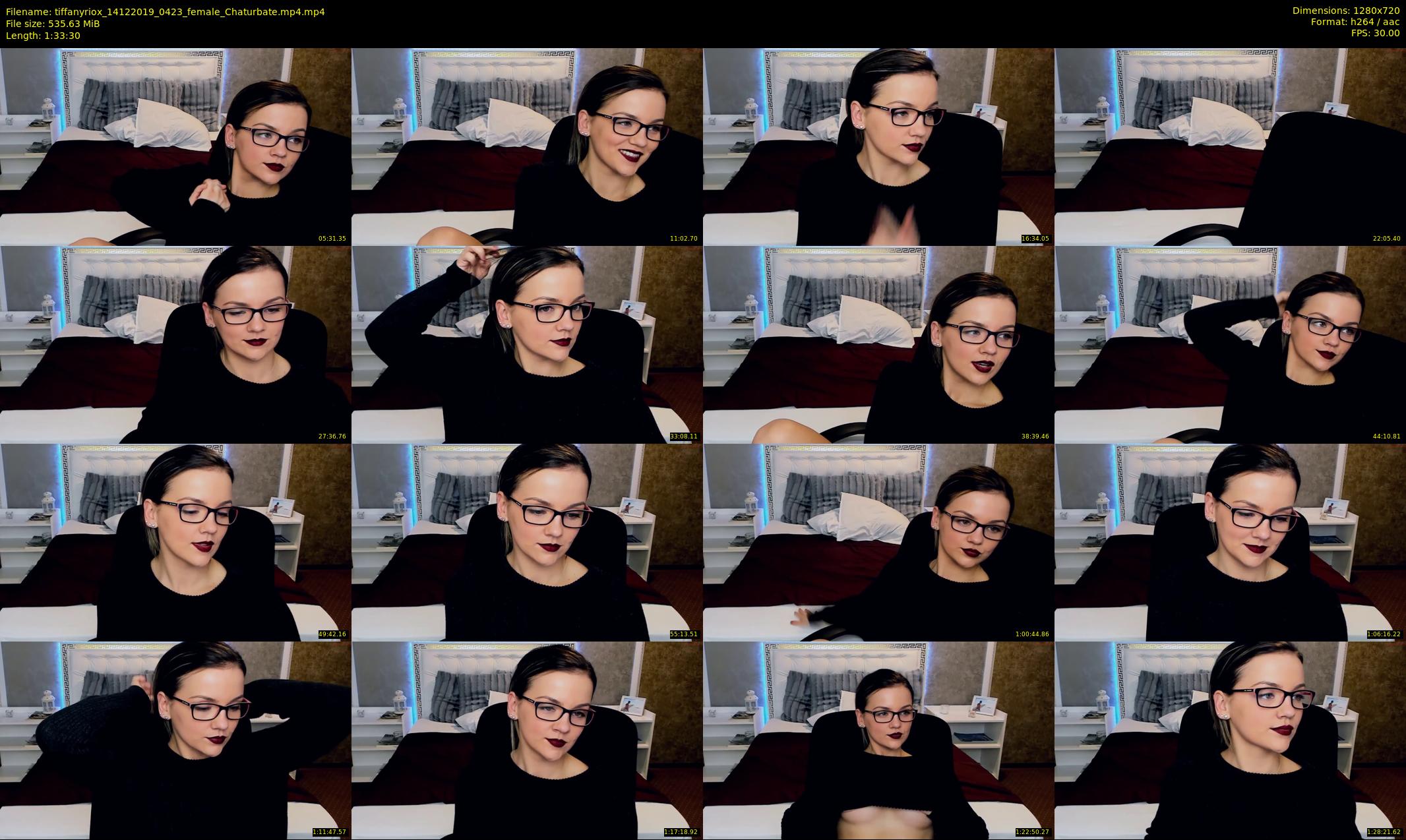 tiffanyriox — 94 minute Chaturbate female cam show recording, 720p, Dec 14, 2019