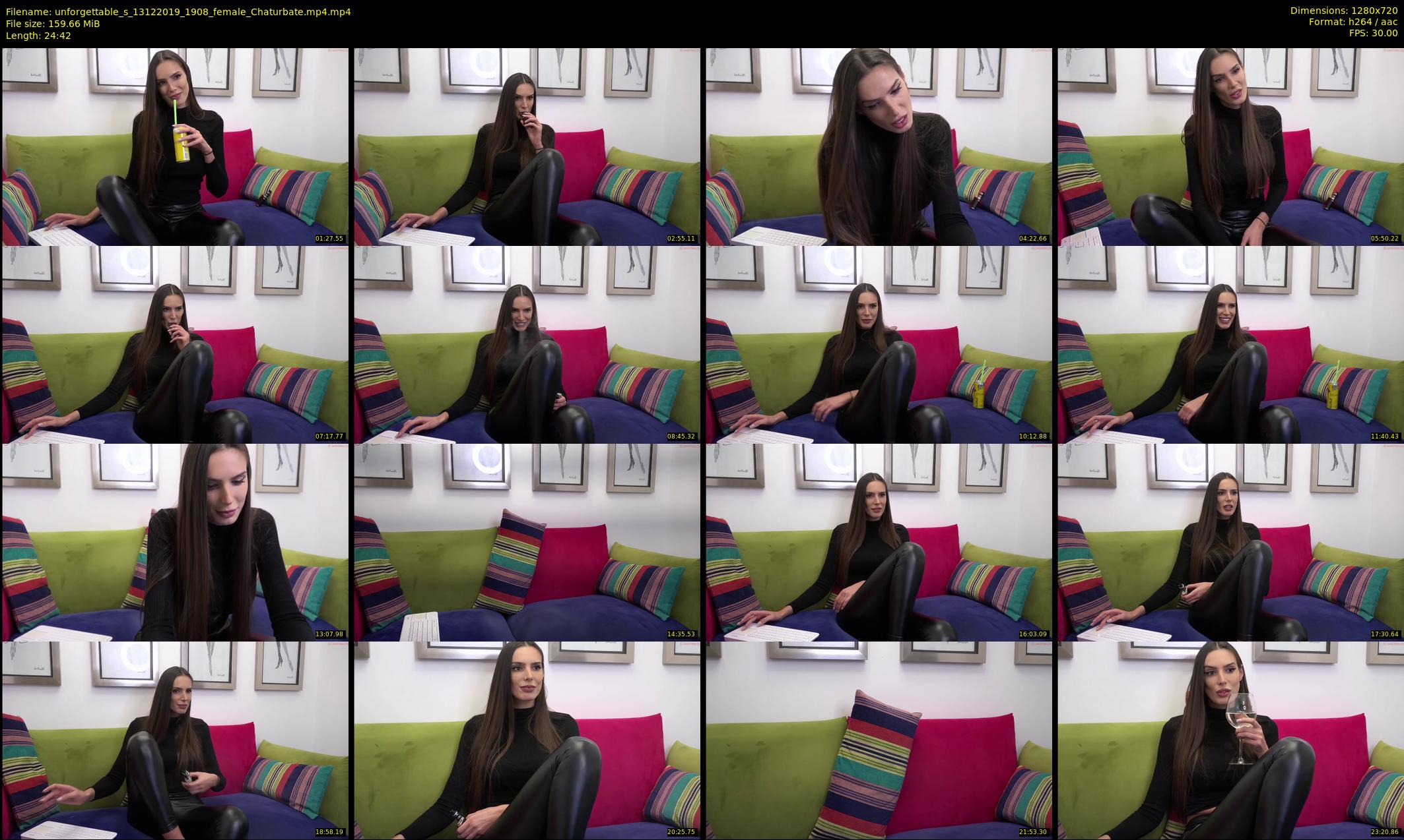 unforgettable_s — 25 minute Chaturbate female cam show recording, 720p, Dec 13, 2019